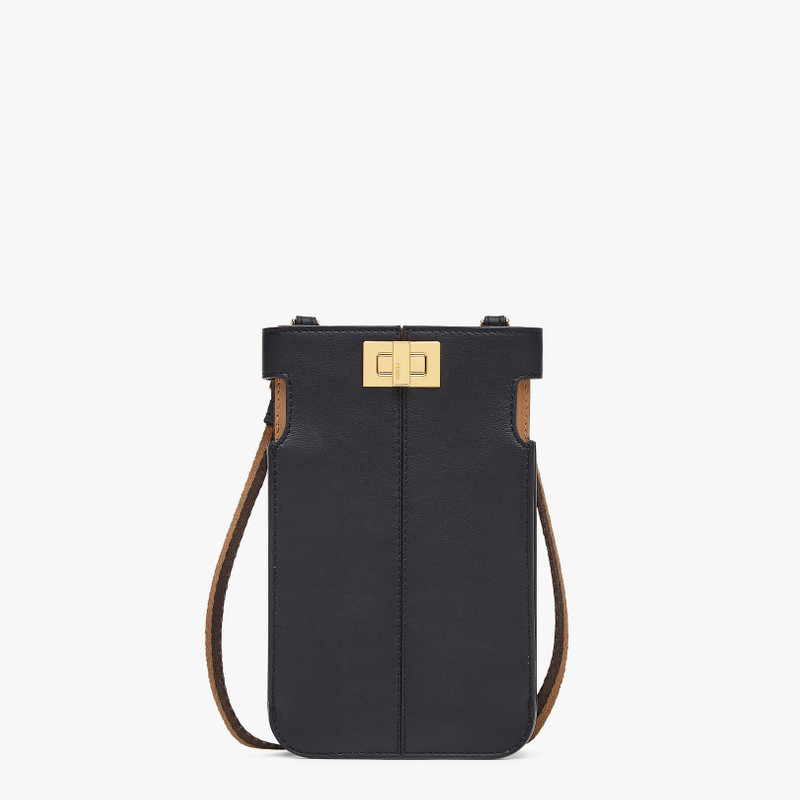 Black leather pouch 1