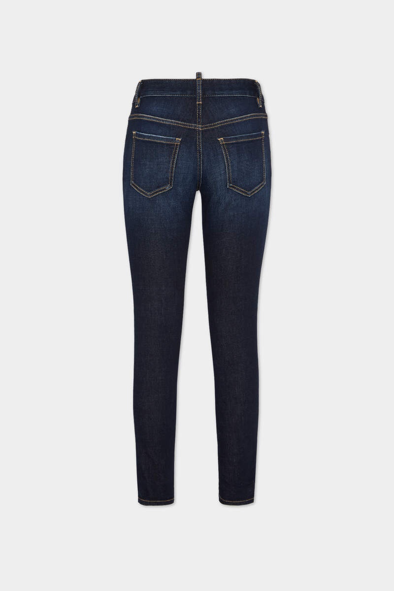 DARK L.A. WASH MEDIUM WAIST JENNIFER JEANS - 2