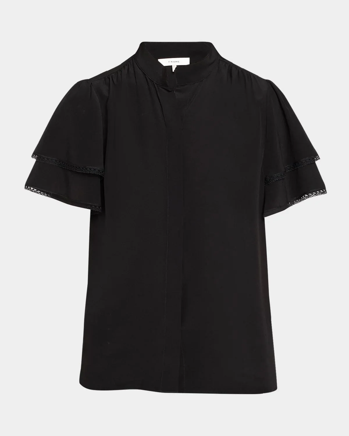 Arcadia Silk Short-Sleeve Top - 1