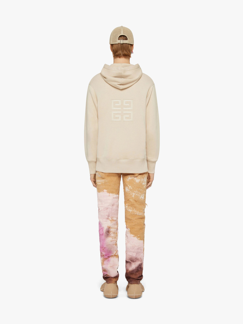 HOODIE IN GIVENCHY 4G EMBROIDERED FELPA 4
