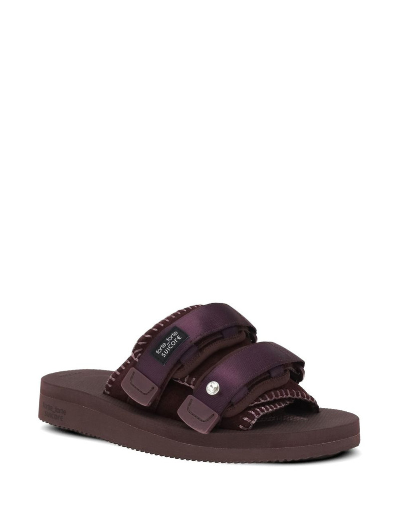 forte_forte x Suicoke straps topstitching sandals outlook