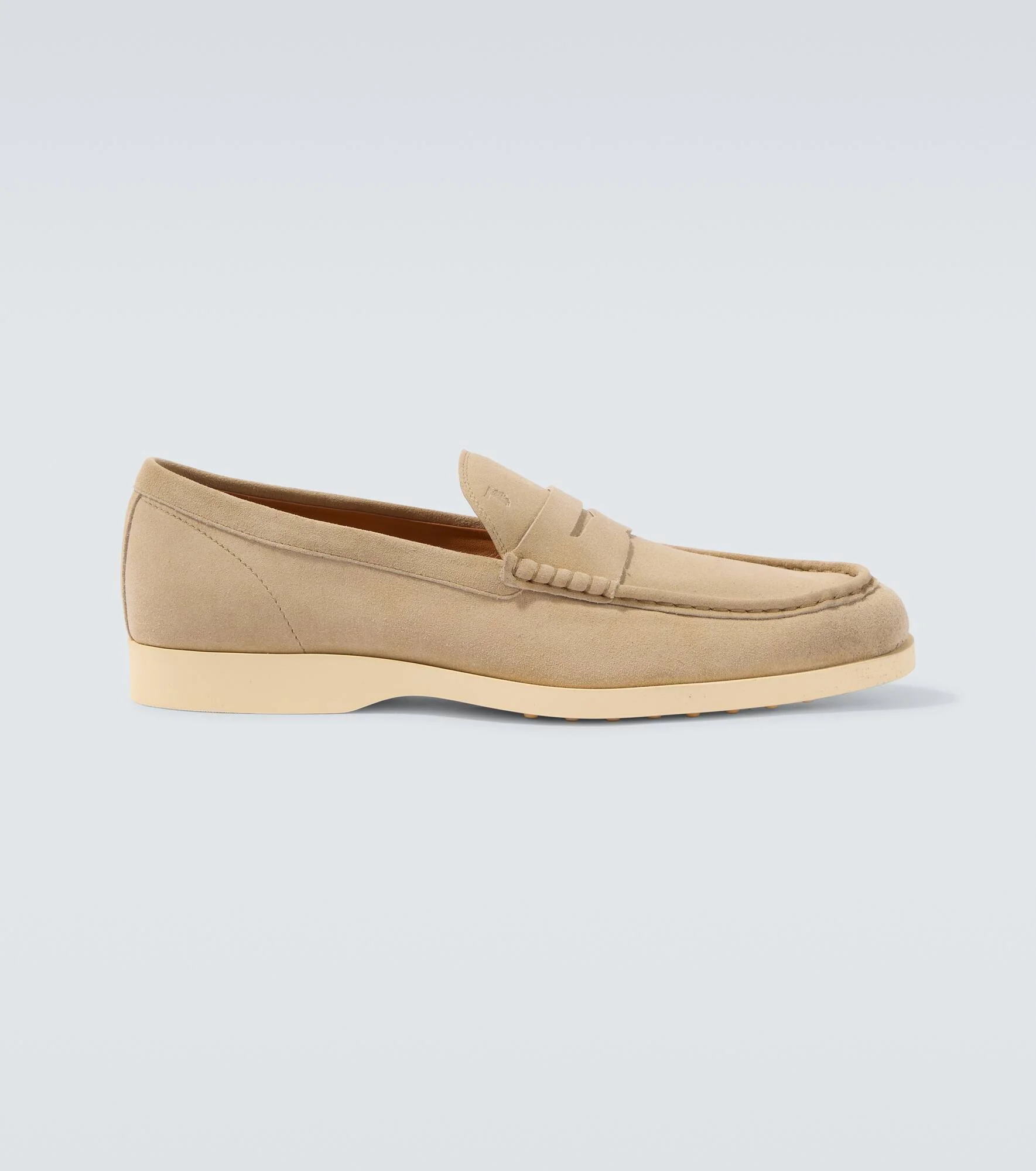 Suede penny loafers - 1