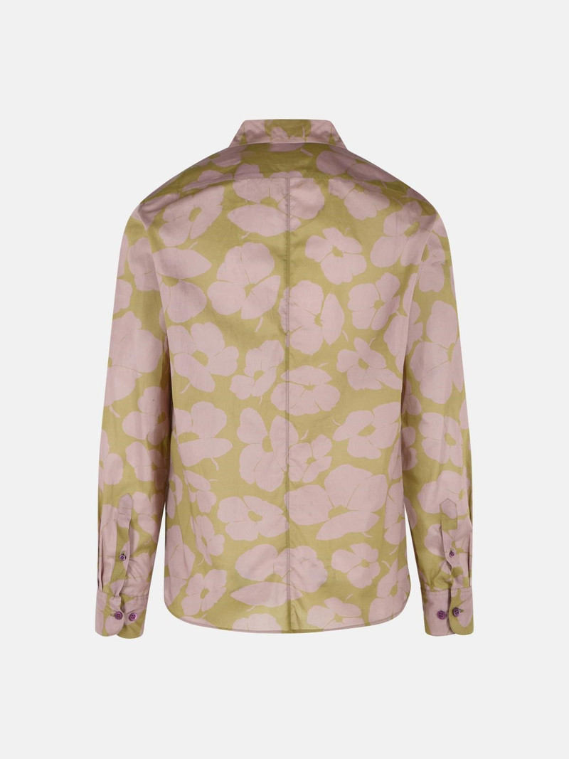 Dries Van Noten GREEN COTTON SHIRT outlook