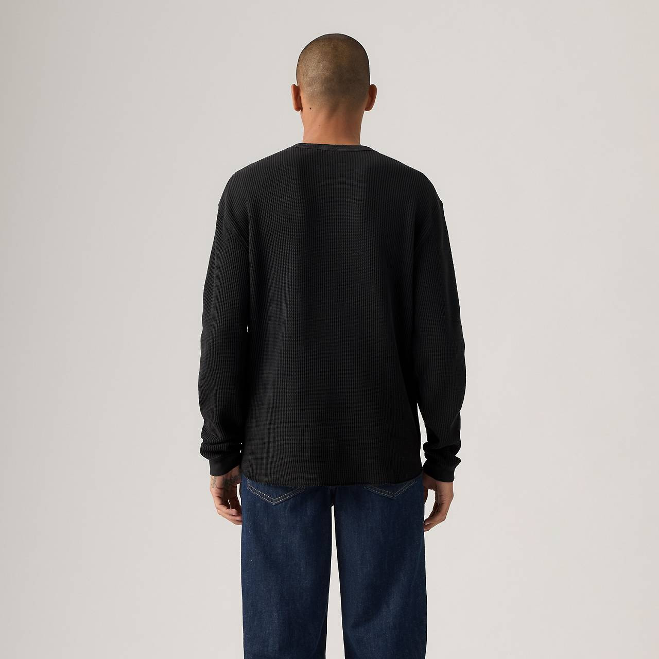 LONG-SLEEVE RELAXED THERMAL SHIRT - 3