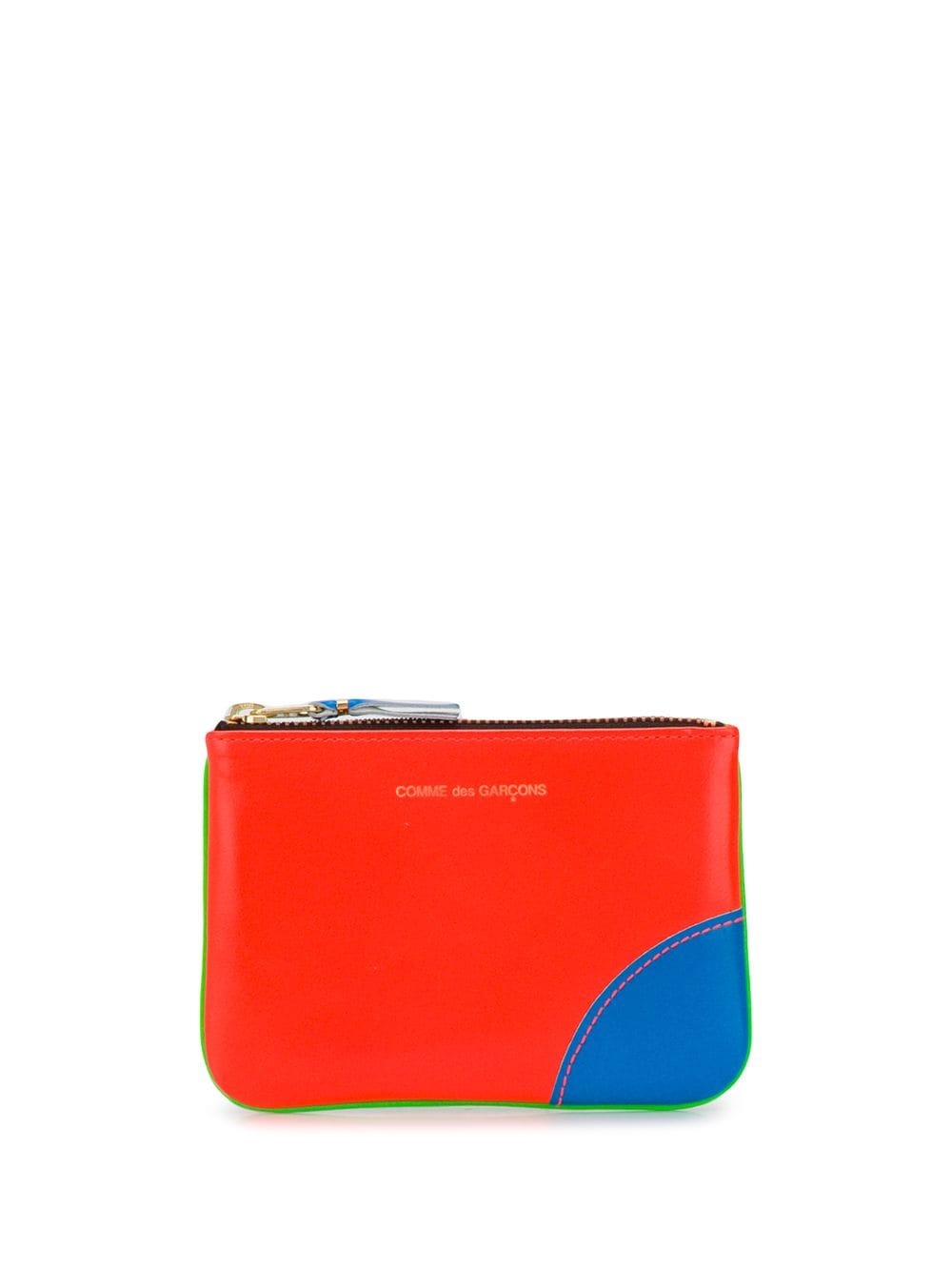 colour-block logo wallet - 1