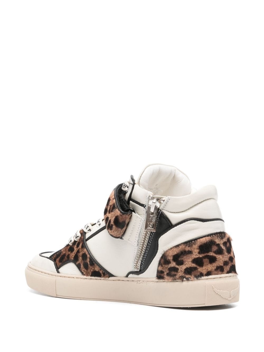 Mid Flash leopard-effect sneakers - 3