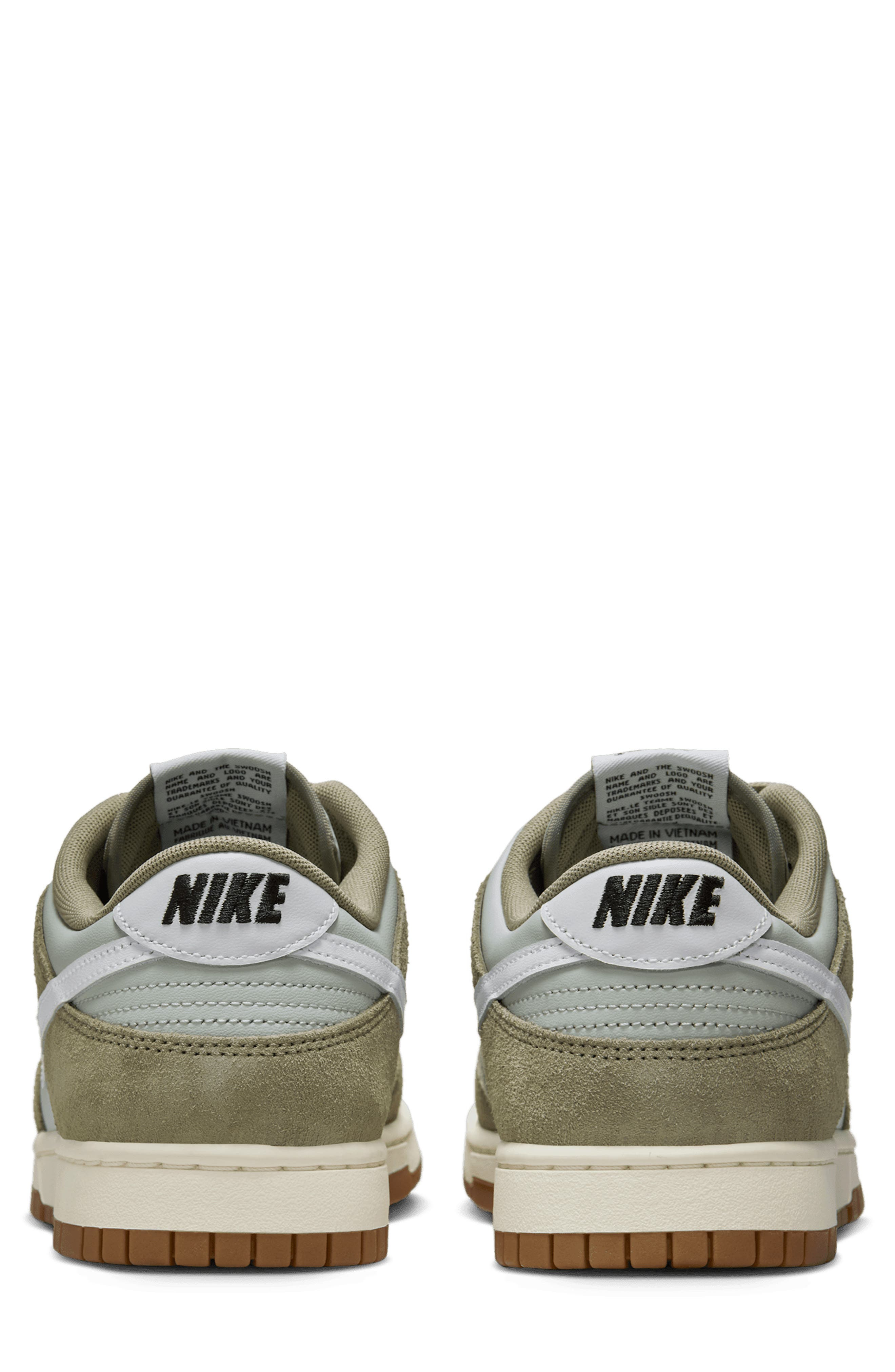 Nike Dunk Low SE Basketball Sneaker in Light Silver/Light Army at Nordstrom - 5
