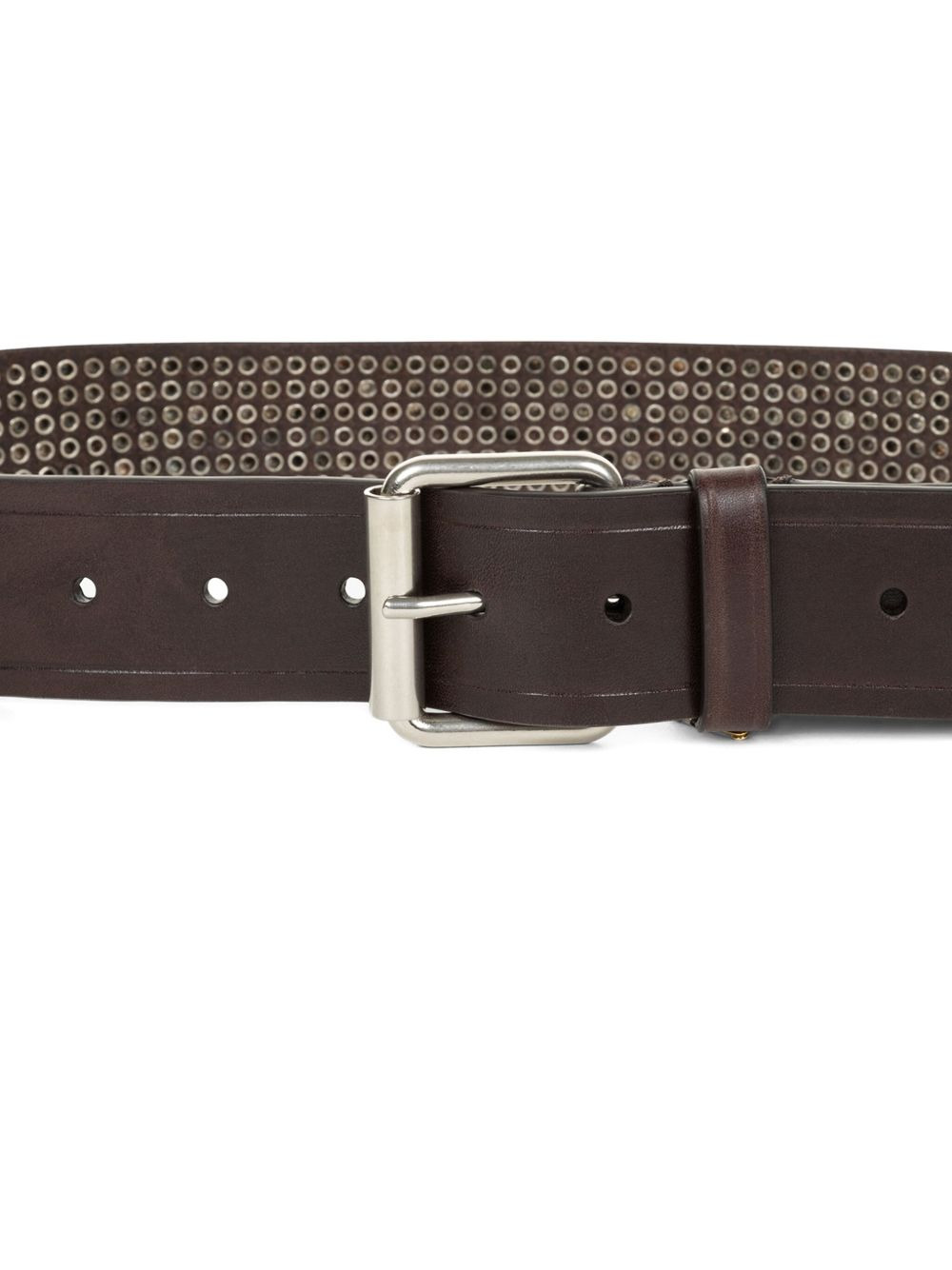 studded leather belt - 2