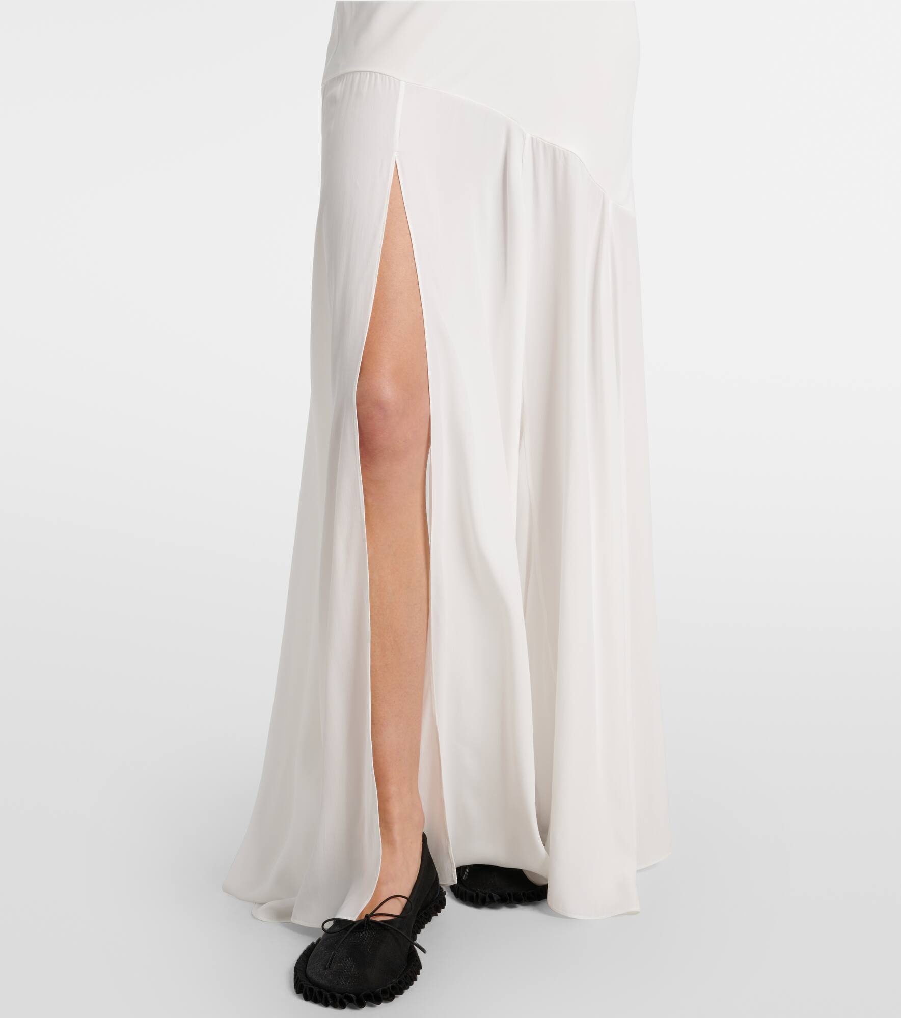 Bow-detail open-back gown - 5