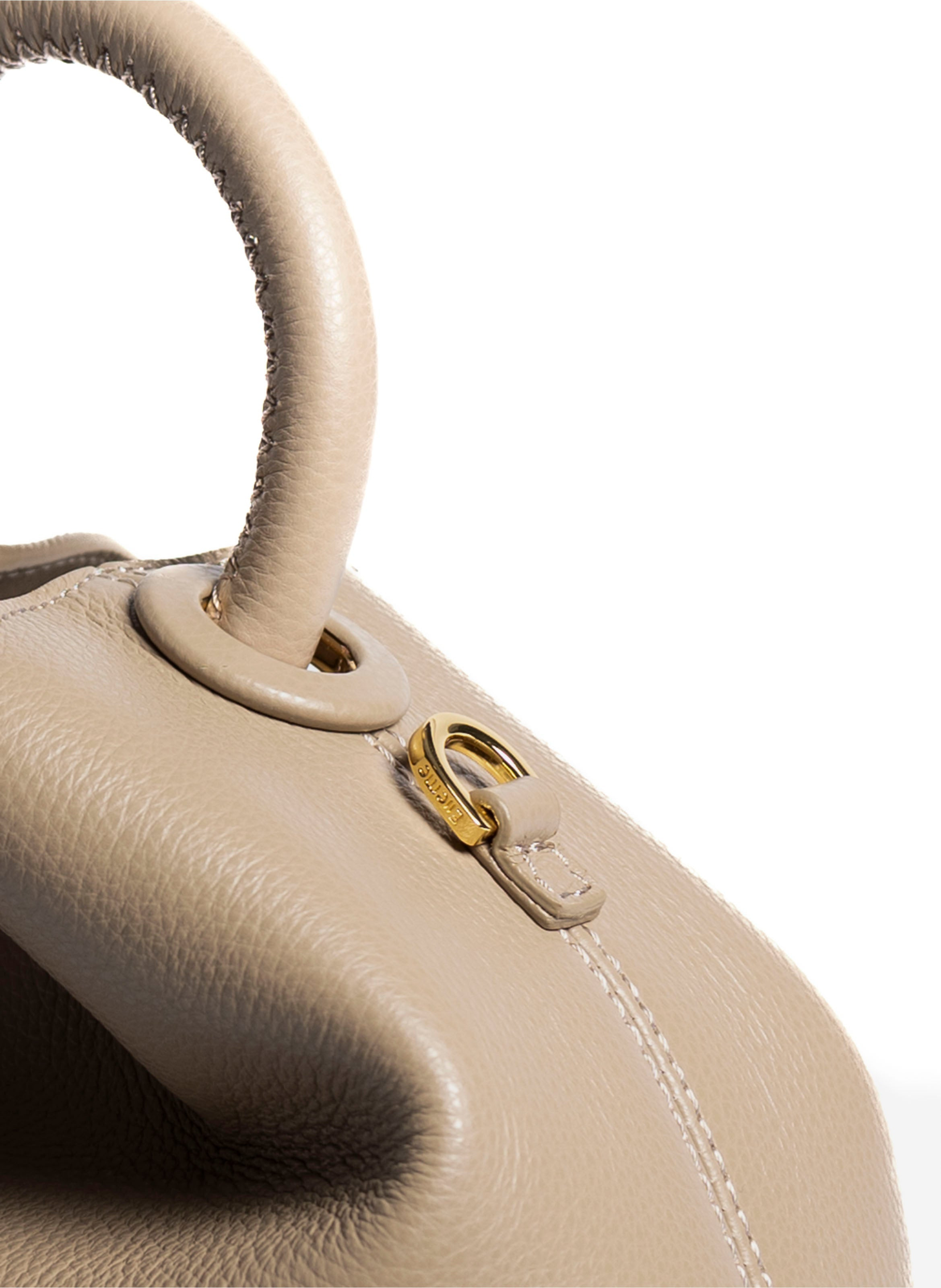 Baozi Pebbled Leather Taupe/Pre Order Delivery in 3 Weeks - 5