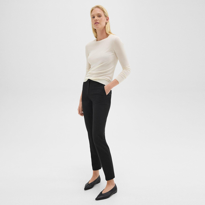 Theory Crewneck Sweater in Regal Wool outlook