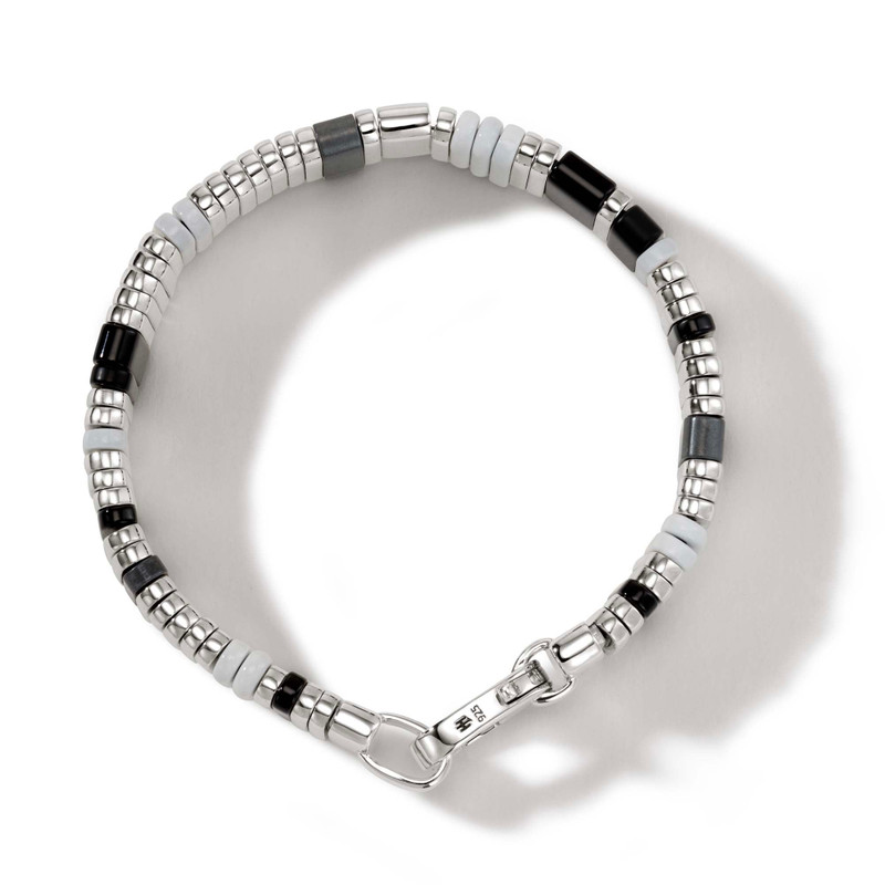 Colorblock Bracelet, Silver 5