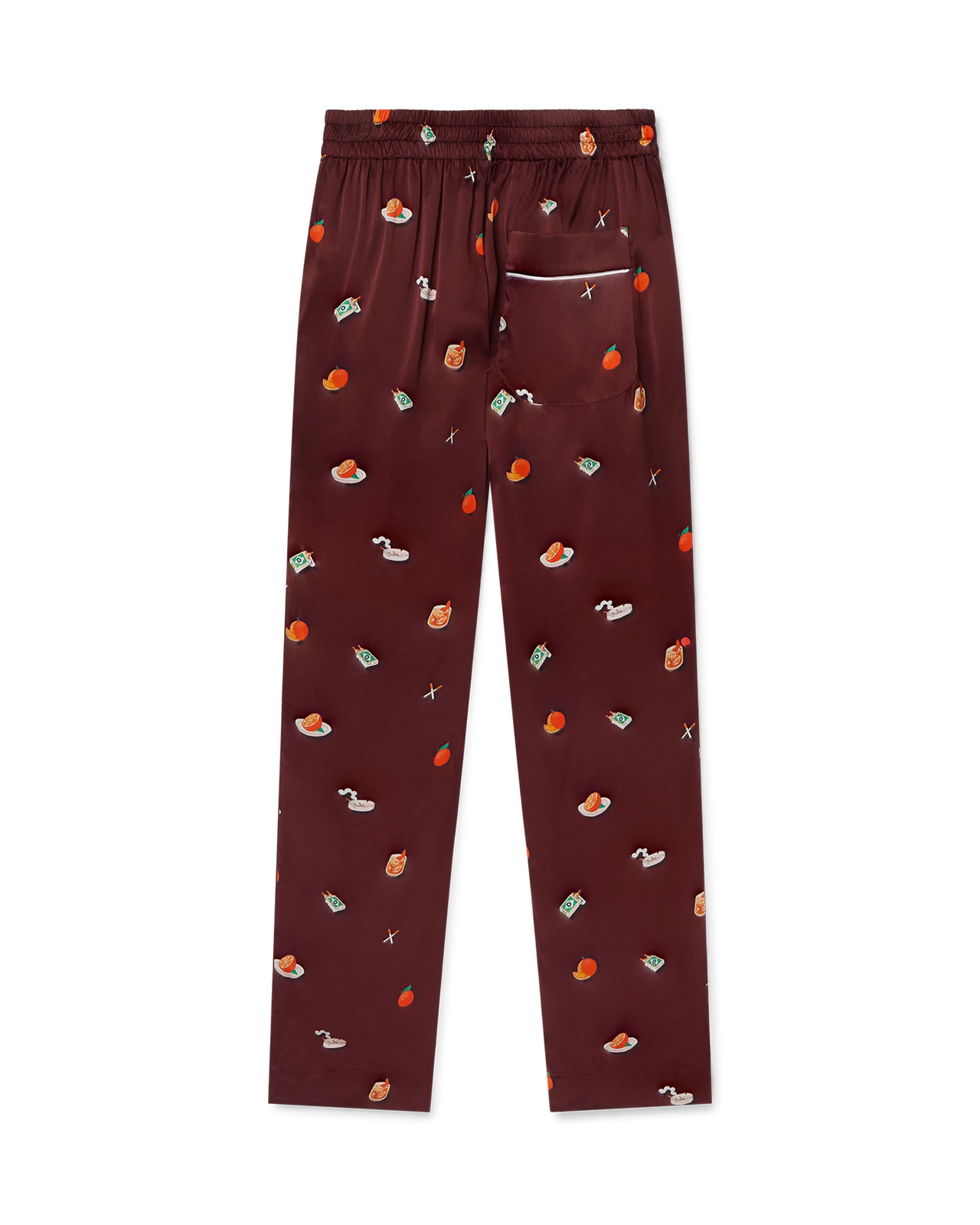 Vices Silk Satin Pyjama Trousers | Casablanca Paris - 2