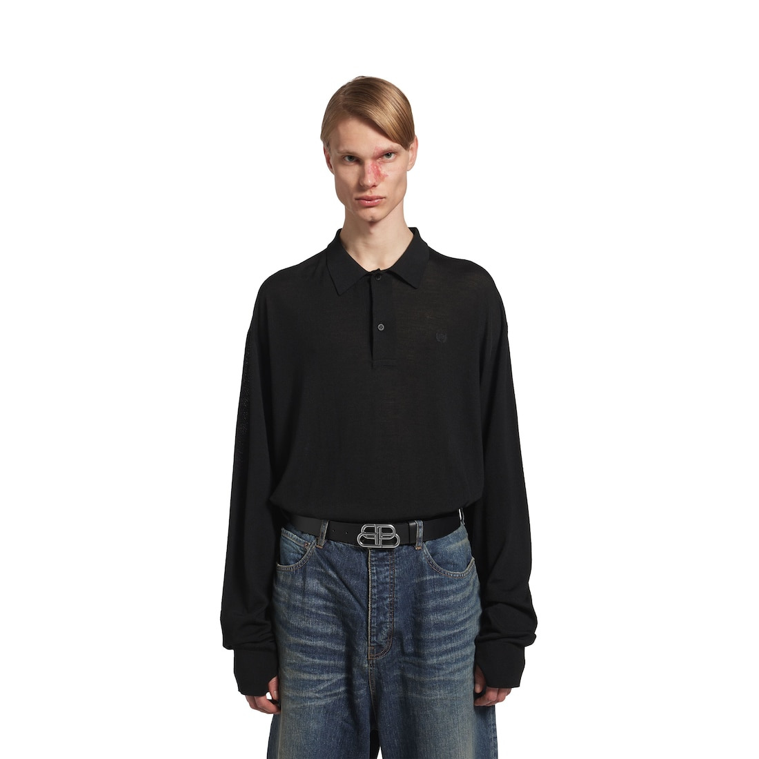 Bb Large Belt in Black - 3