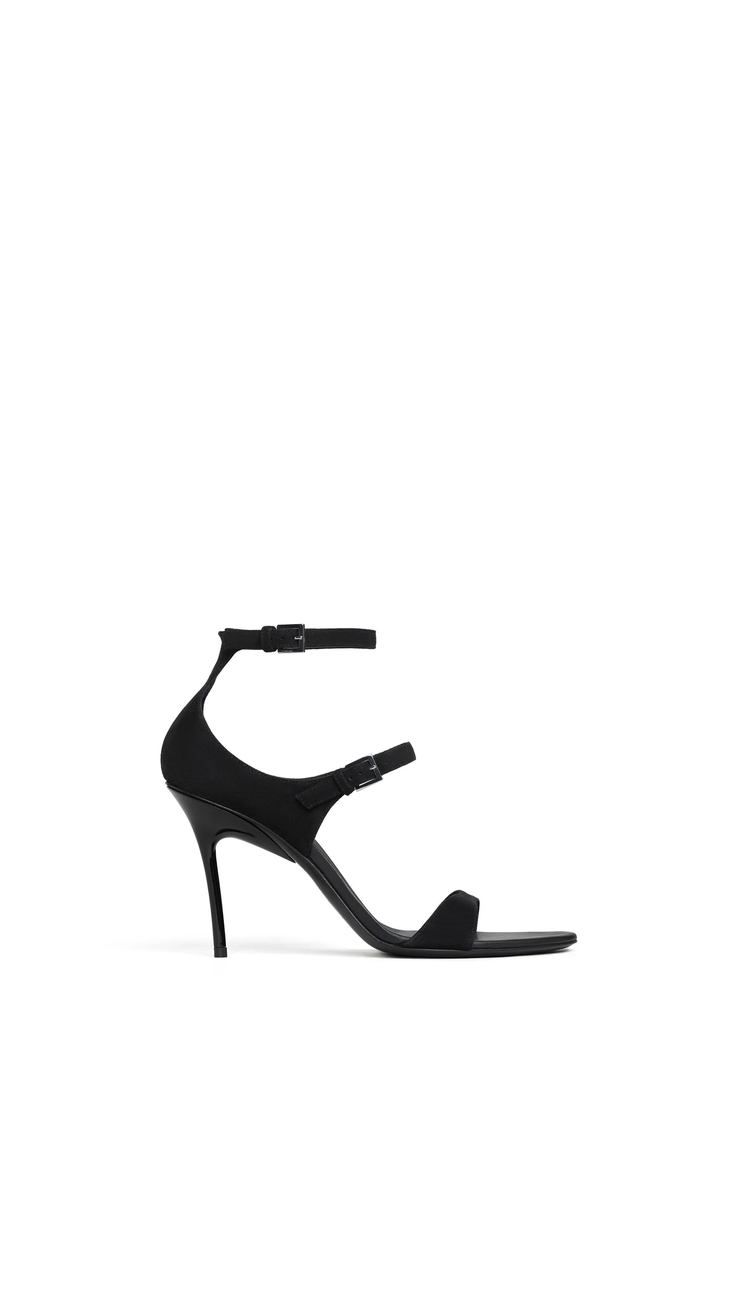 DROP STRAPPY SANDALS IN SUEDE - 1
