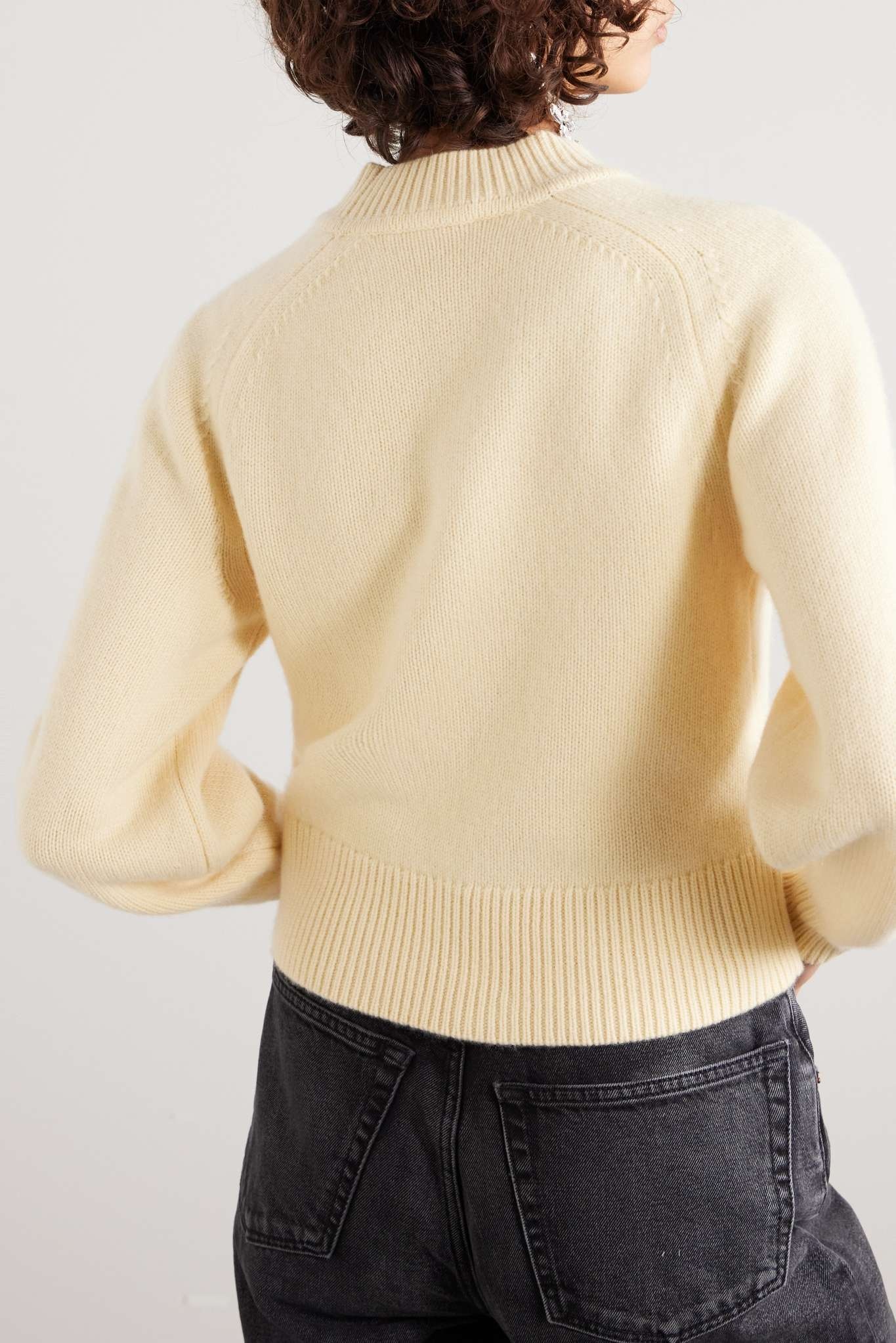 Isabel Marant Leandra merino wool and cashmere-blend sweater | REVERSIBLE