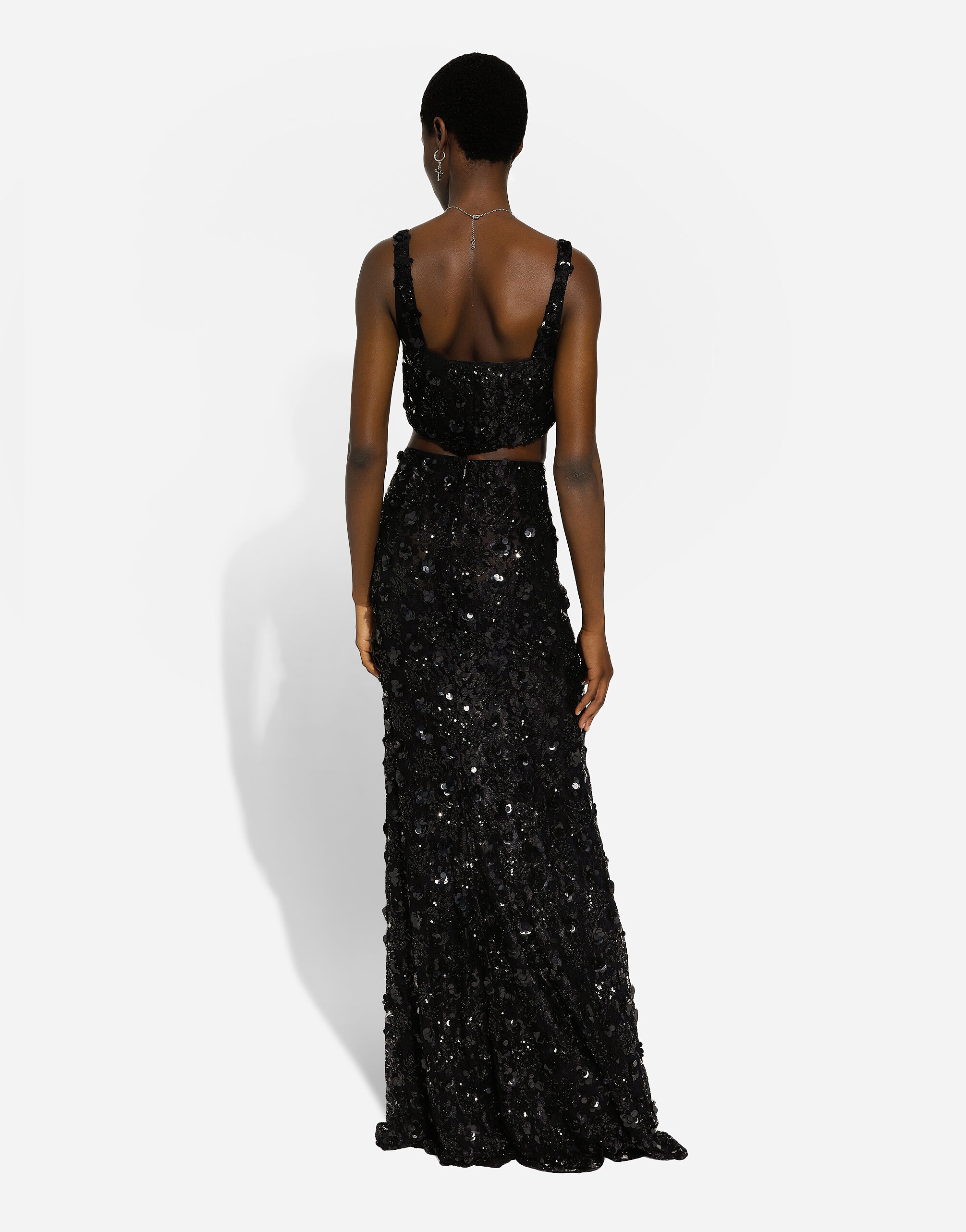 Bralette top with sequin embroidery - 3