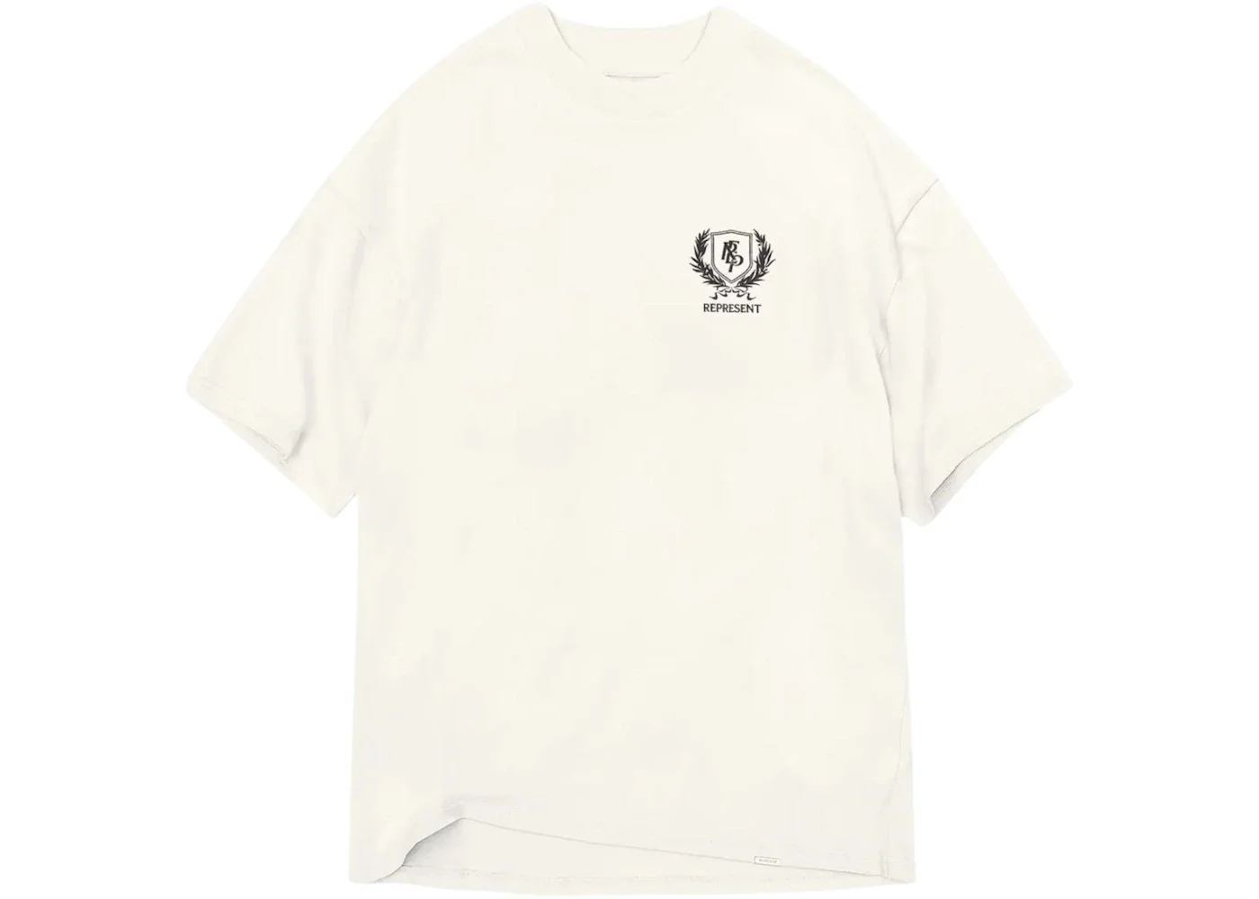 Represent Crest T-shirt Flat White - 1