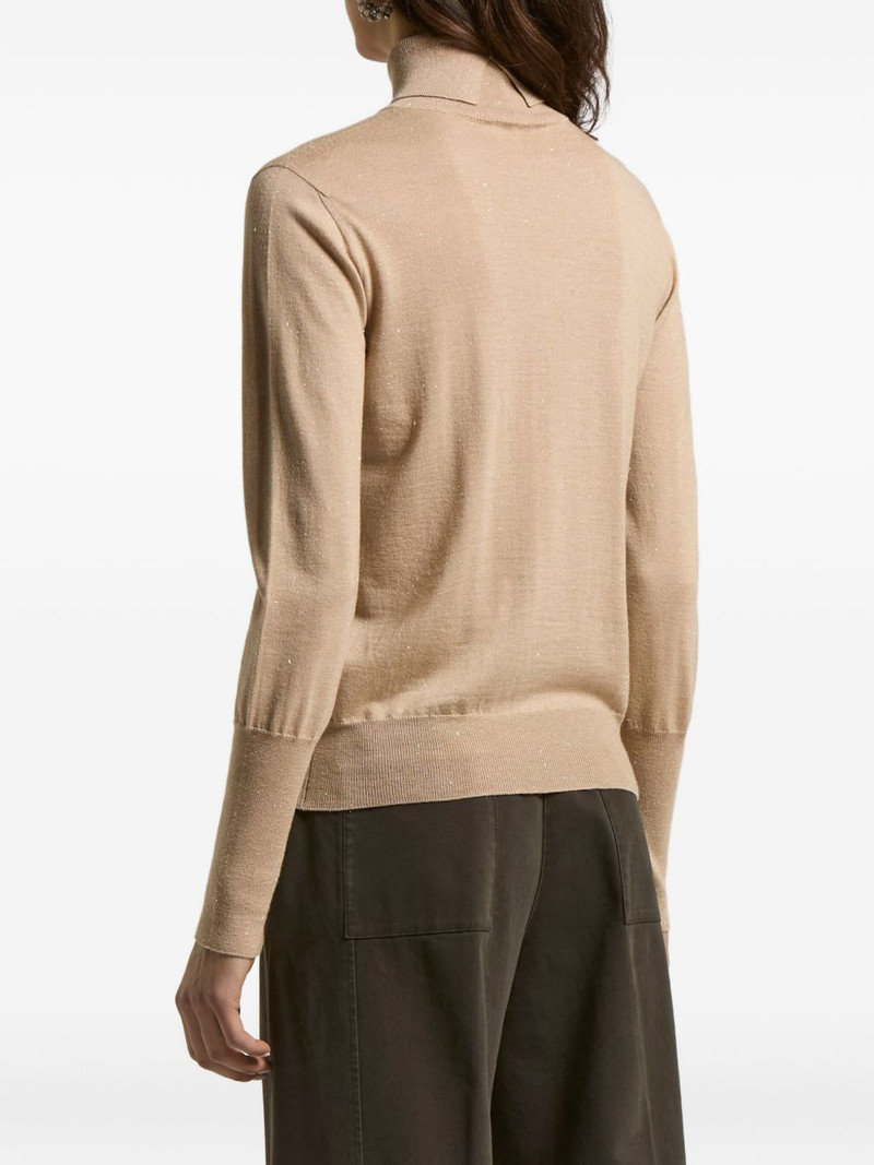 roll-neck glitter-details pullover 4