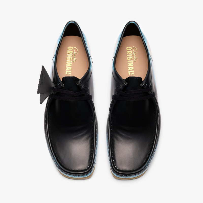 Wallabee Black Brush Off 6