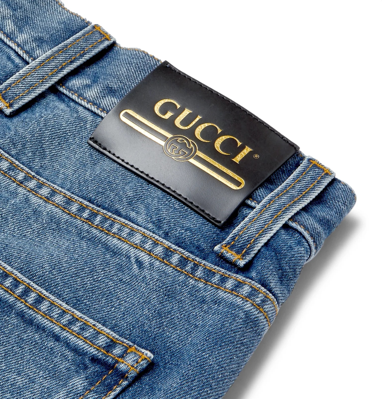 Flared Logo-Appliquéd Denim Jeans - 5