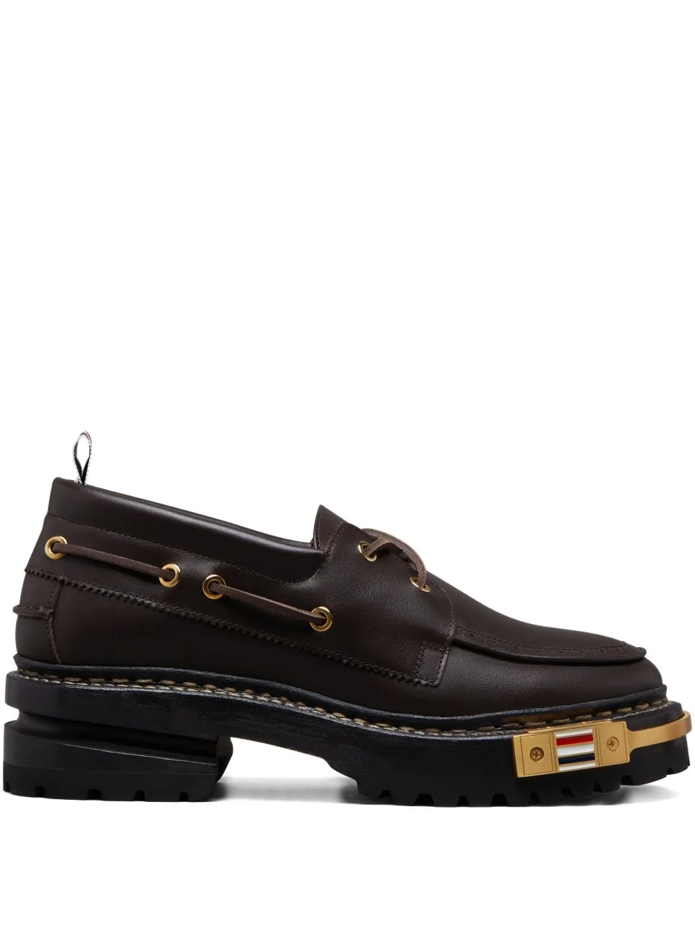 hiking leather loafers - 1