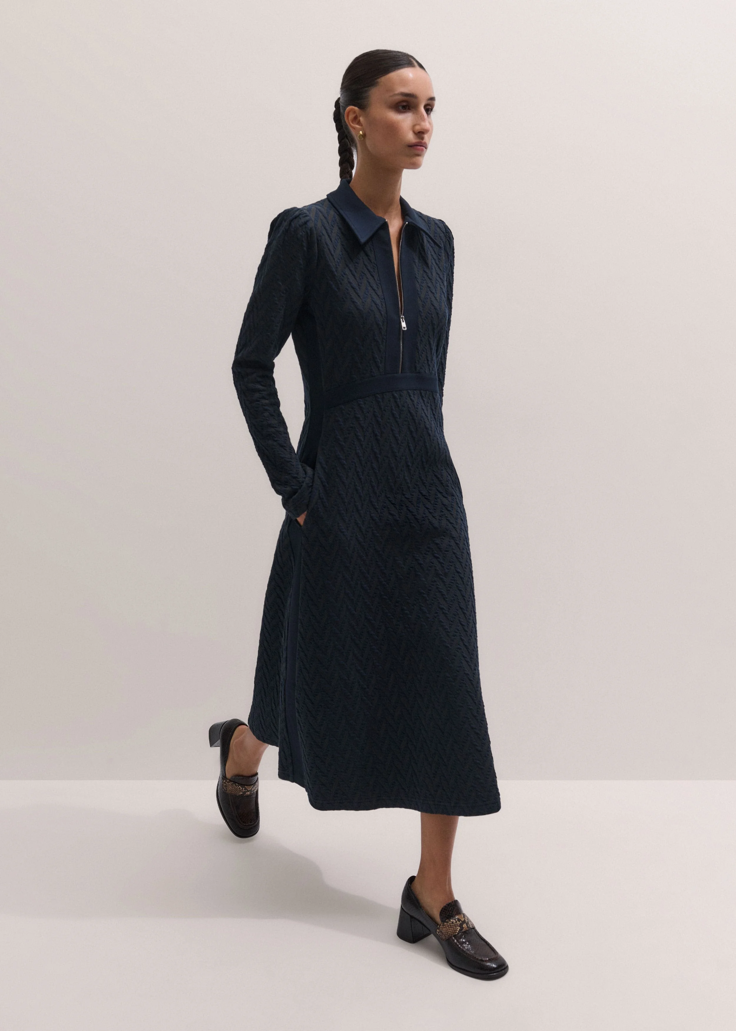 Fit + Flare Midi Dress - 1