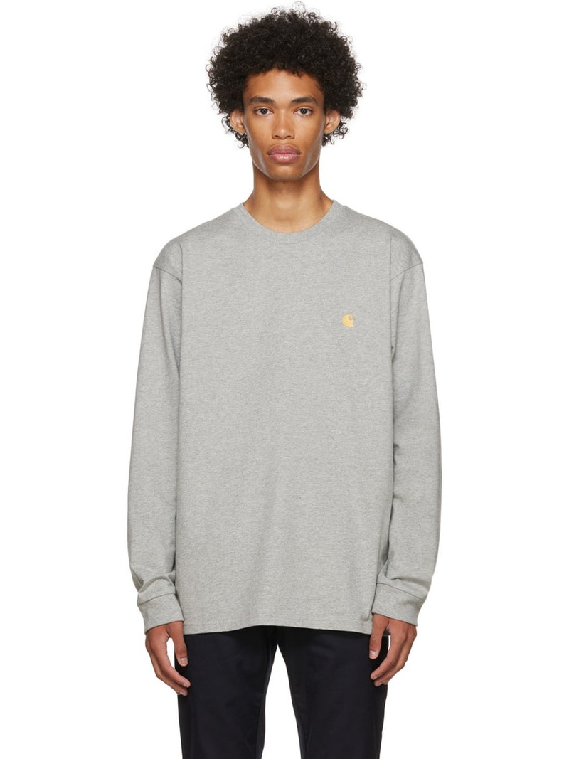 Gray Long Sleeve T-Shirt - 1
