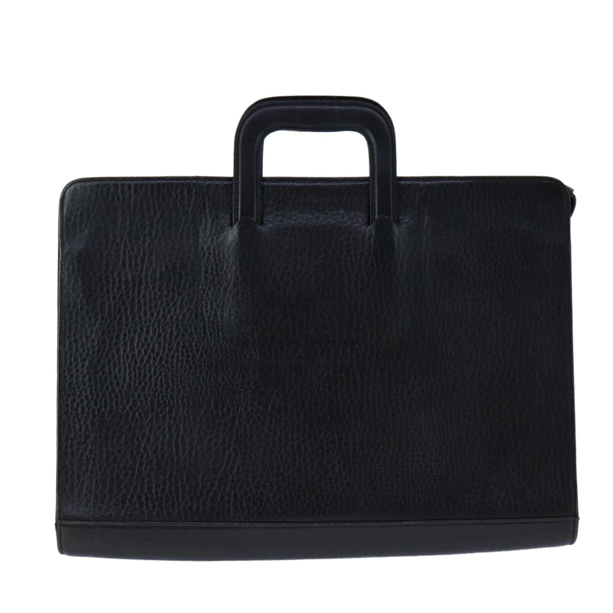 Burberry Business Bag Leather Black Gold - 2