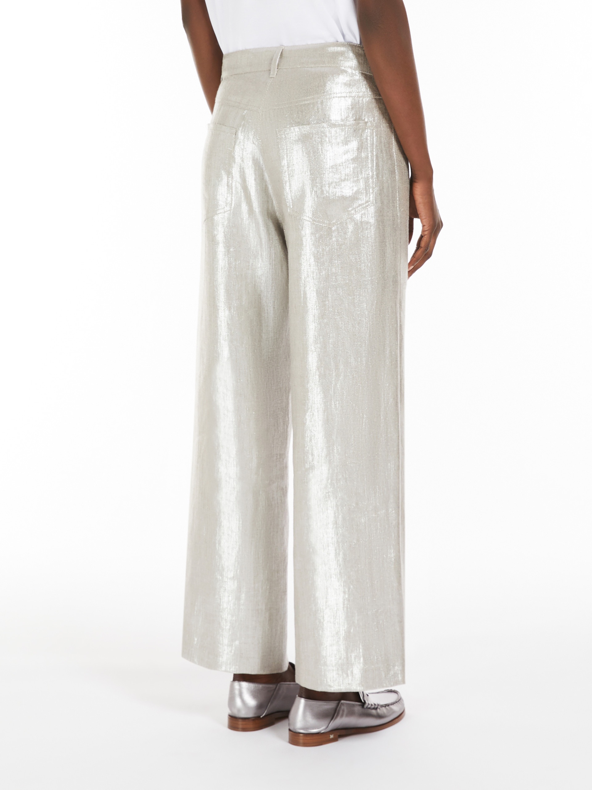 MALIKA 5-pocket linen trousers - 4