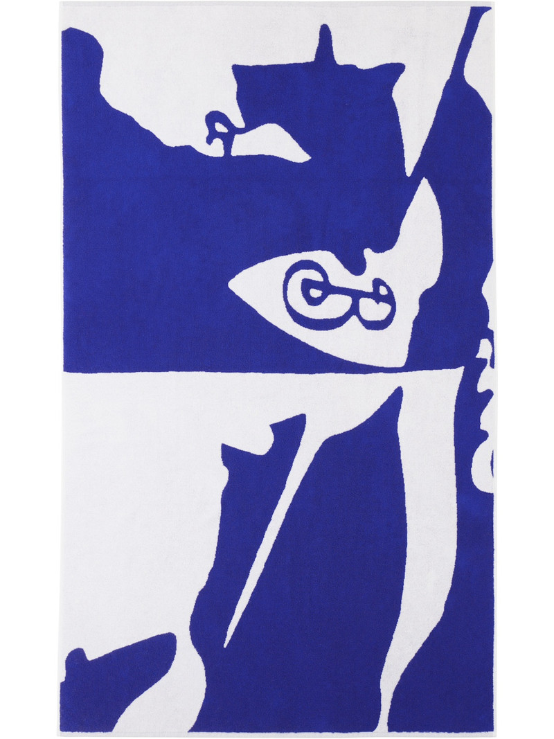Navy & White Split EKD Beach Towel - 1