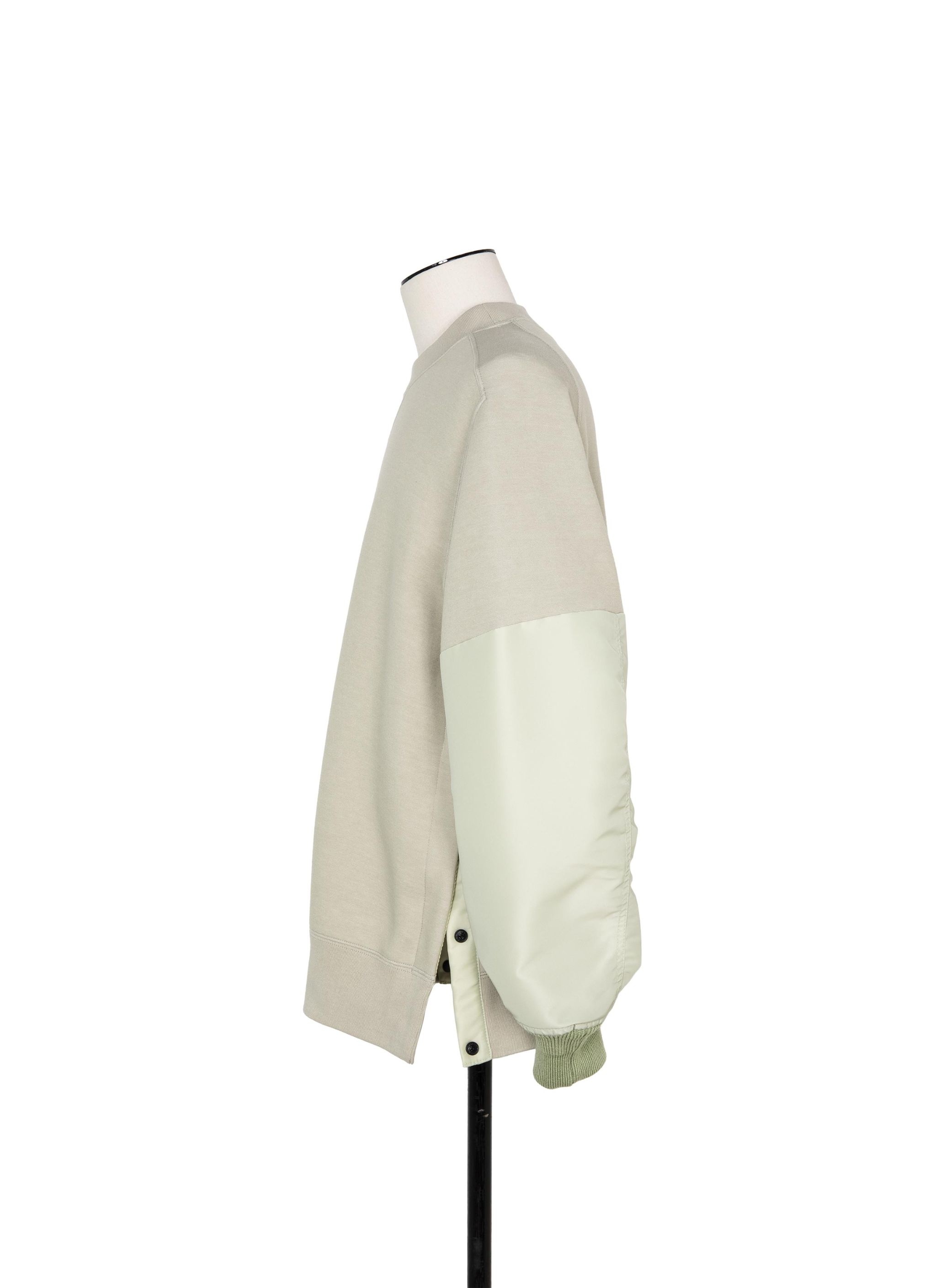 Nylon Twill x Sponge Sweat Pullover - 3