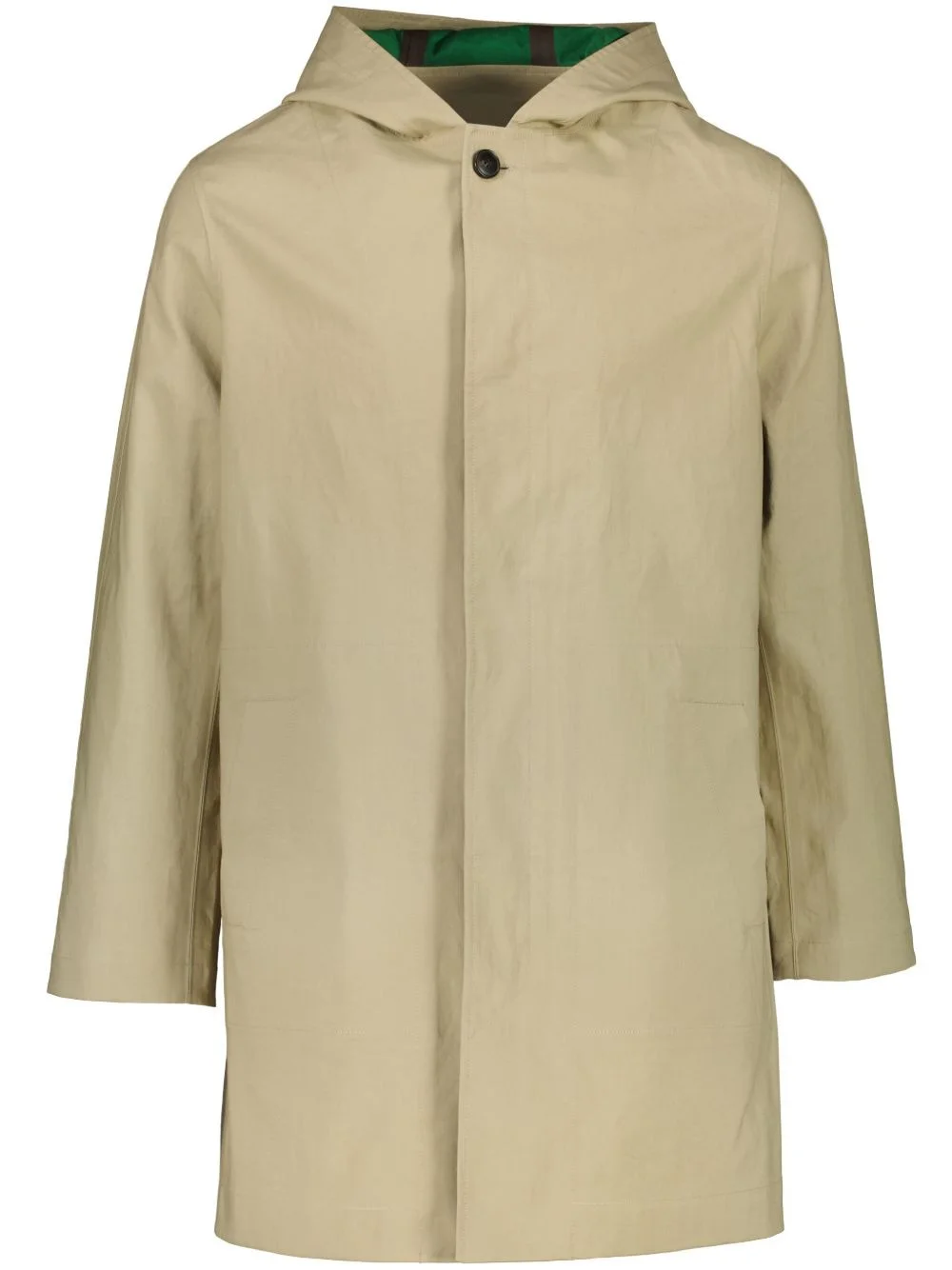 double-sided hooded coat - 1