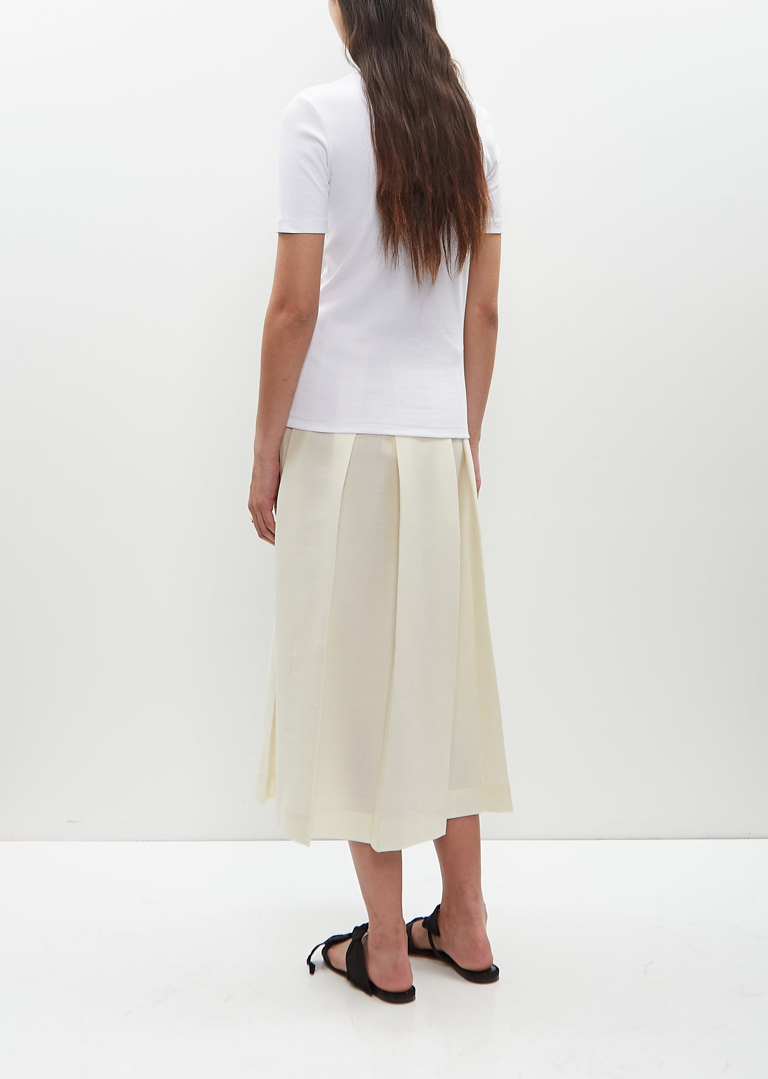 Classic Rib Tee — White - 3
