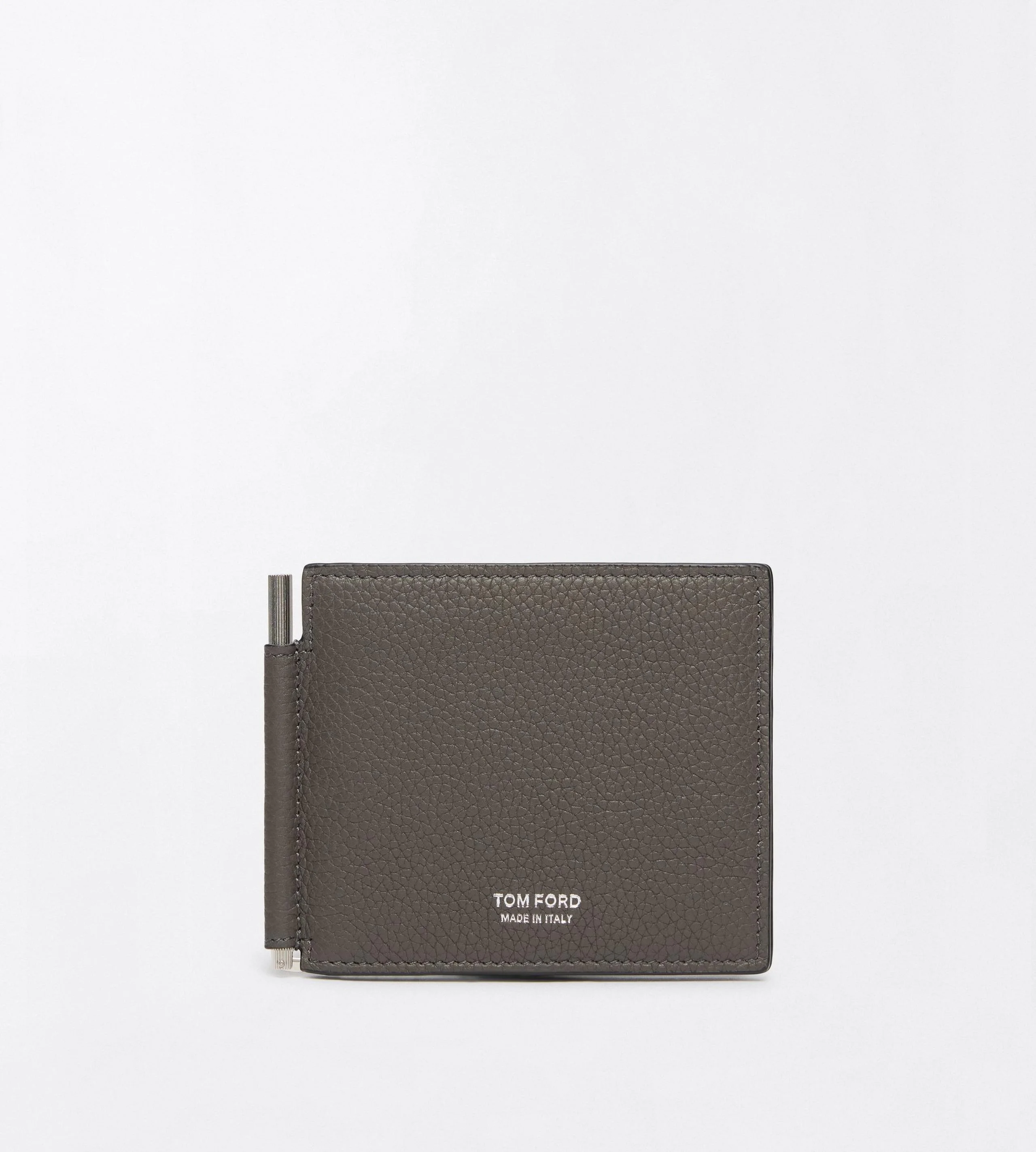 GRAIN LEATHER MONEY CLIP WALLET - 1