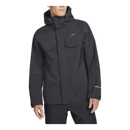 Nike Storm-fit Adv M65 Sports logo Casual Solid Color Hooded Jacket Black DD6873-010 - 1