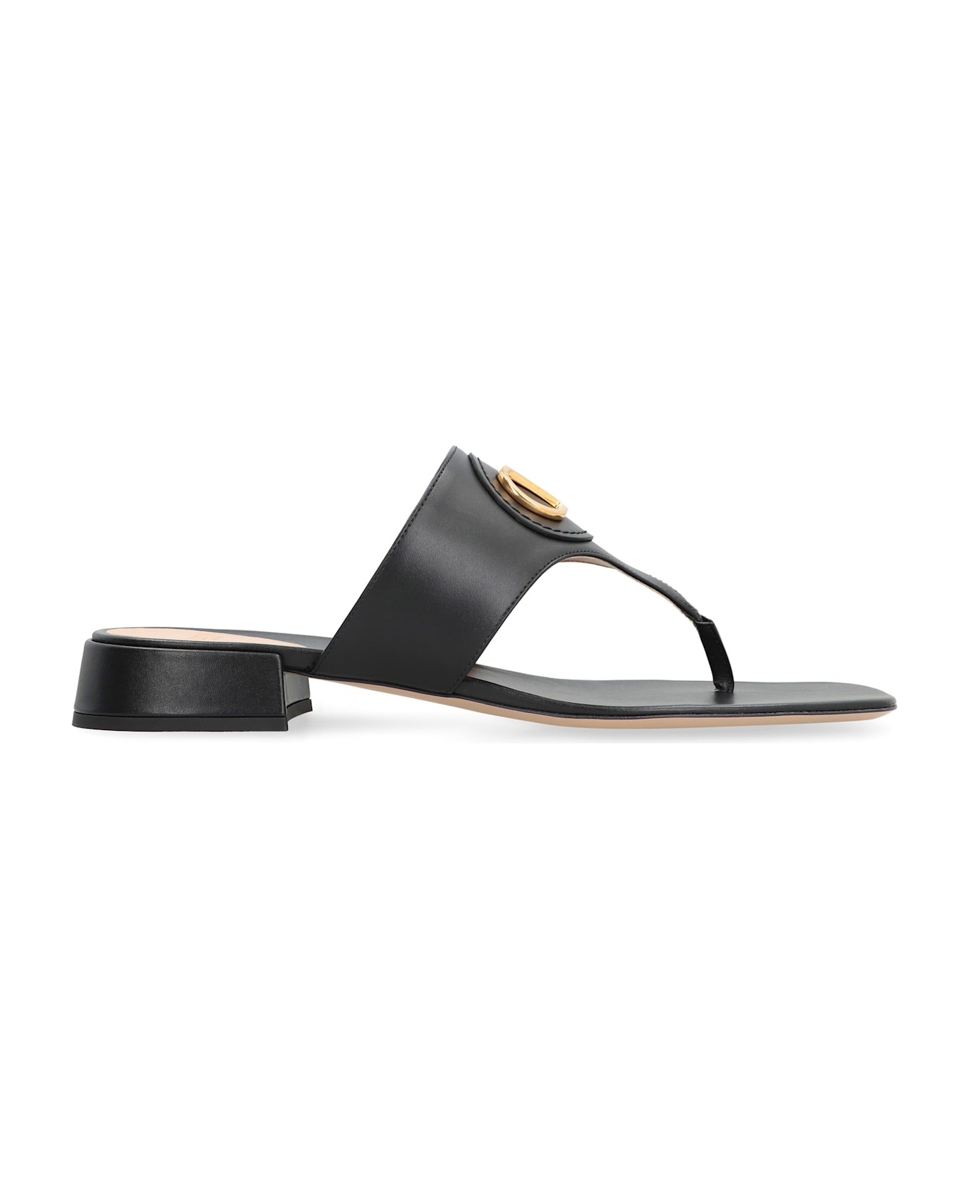 Valentino Garavani - Vlogo Signature Leather Slides - 2