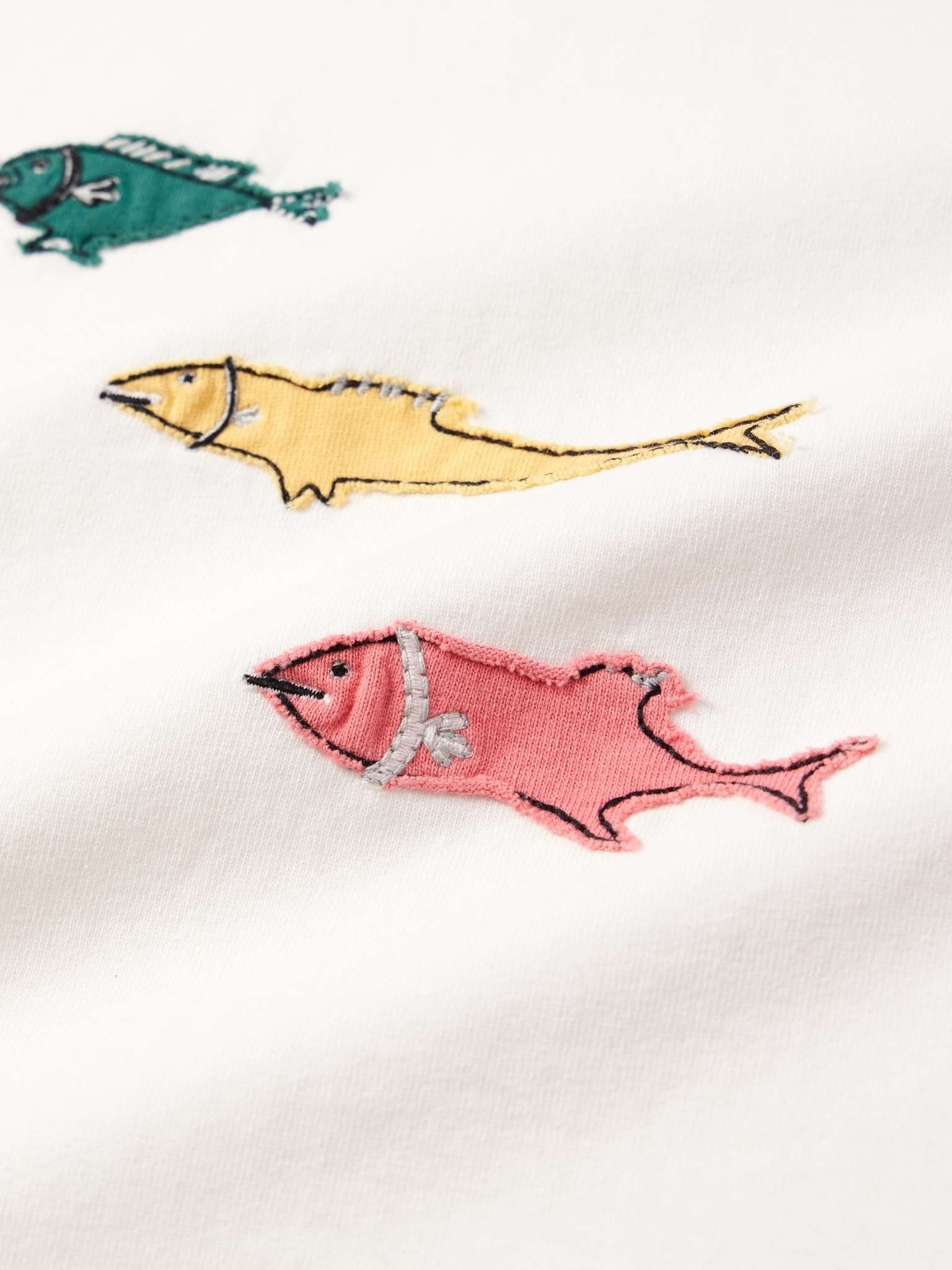 Logo-Embroidered Appliquéd Cotton-Jersey T-Shirt - 4