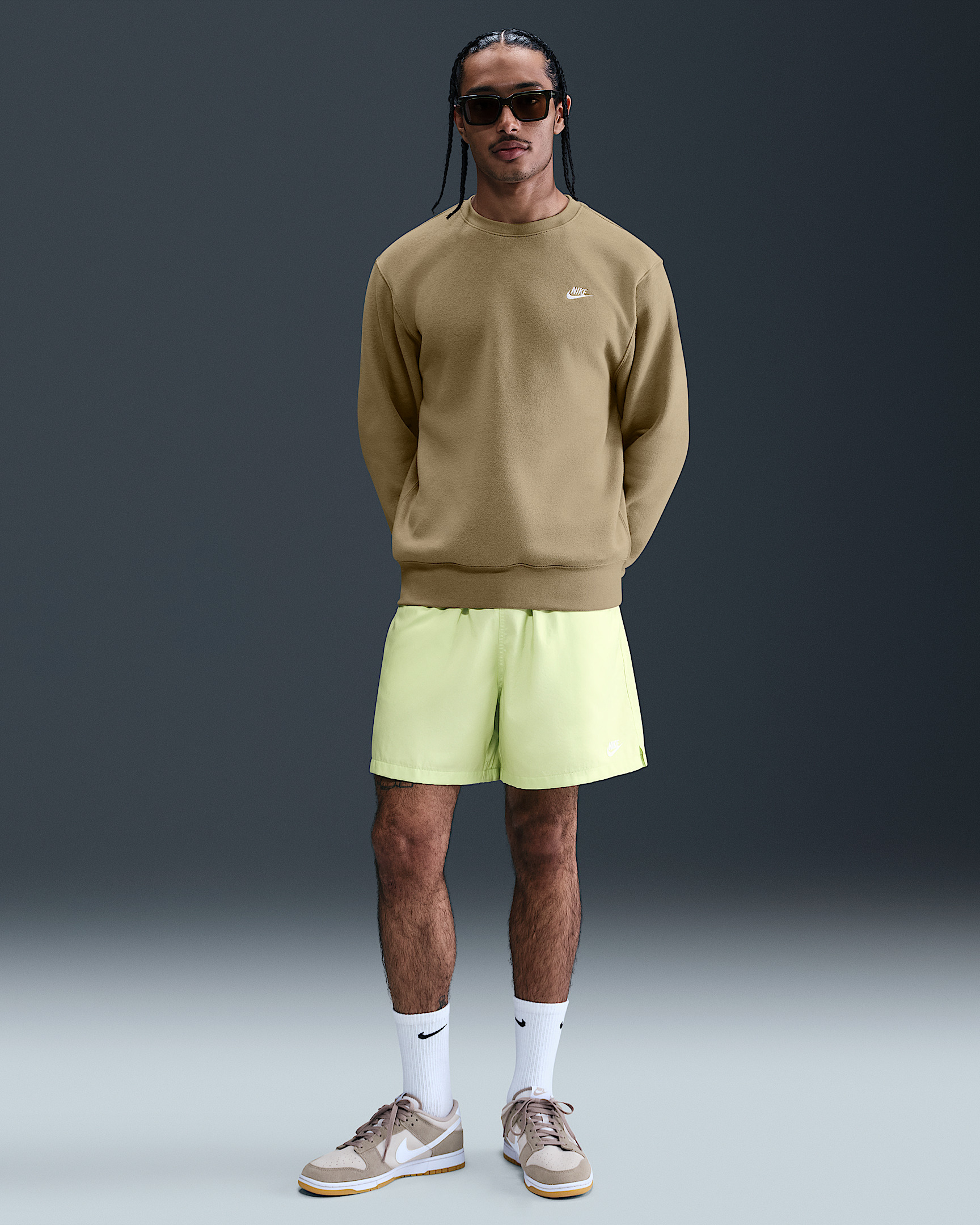 Nike Club Men's Fleece Crew - 4