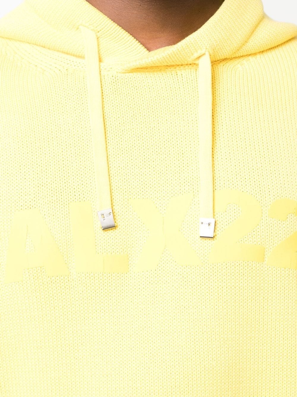 logo-print knitted hoodie - 5