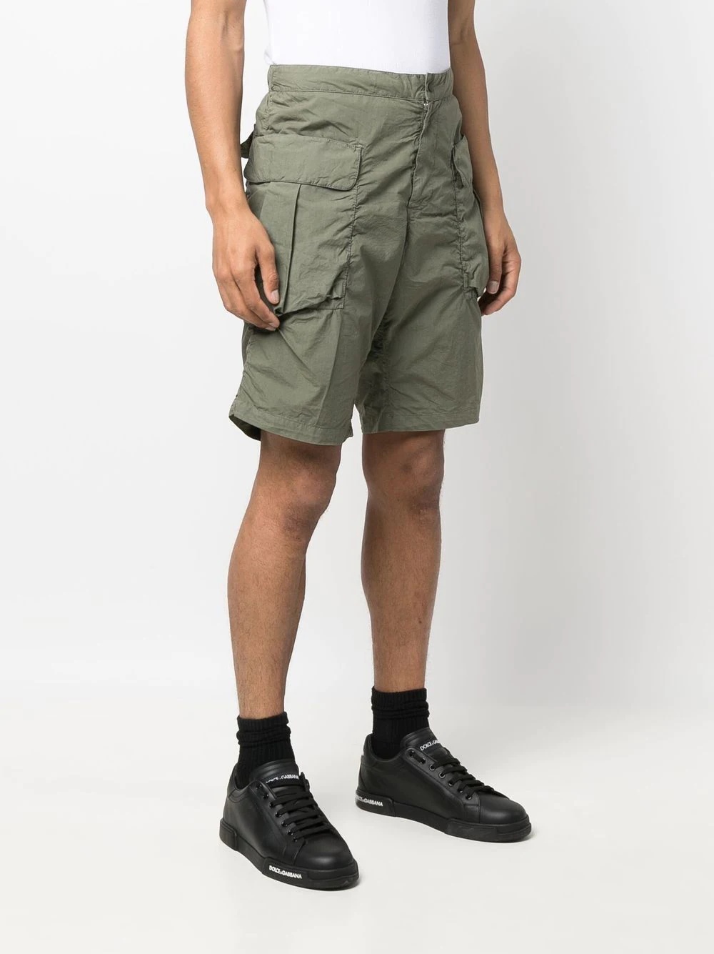 cotton cargo shorts - 3