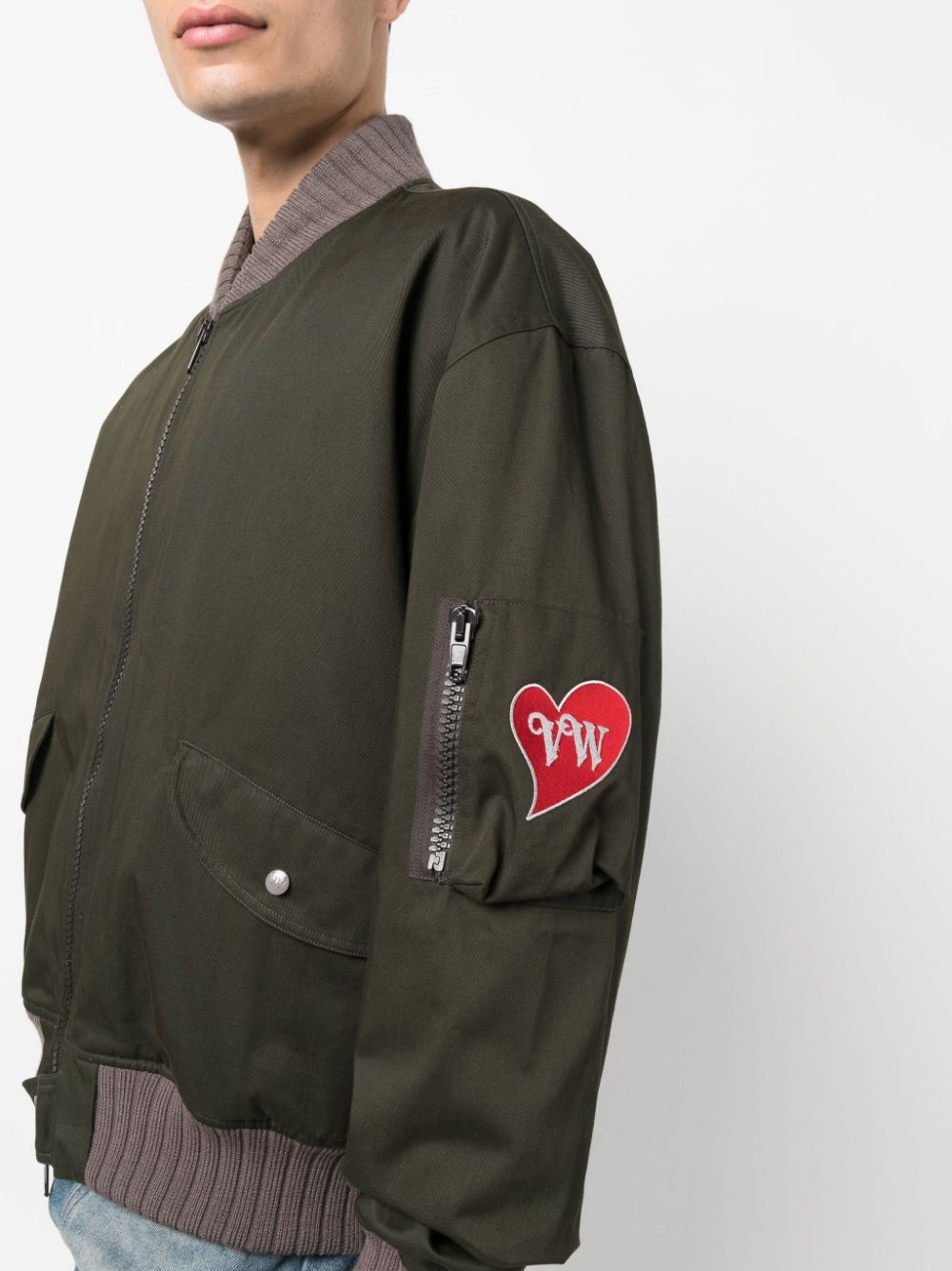 EMBROIDERED BOMBER JACKET - 5