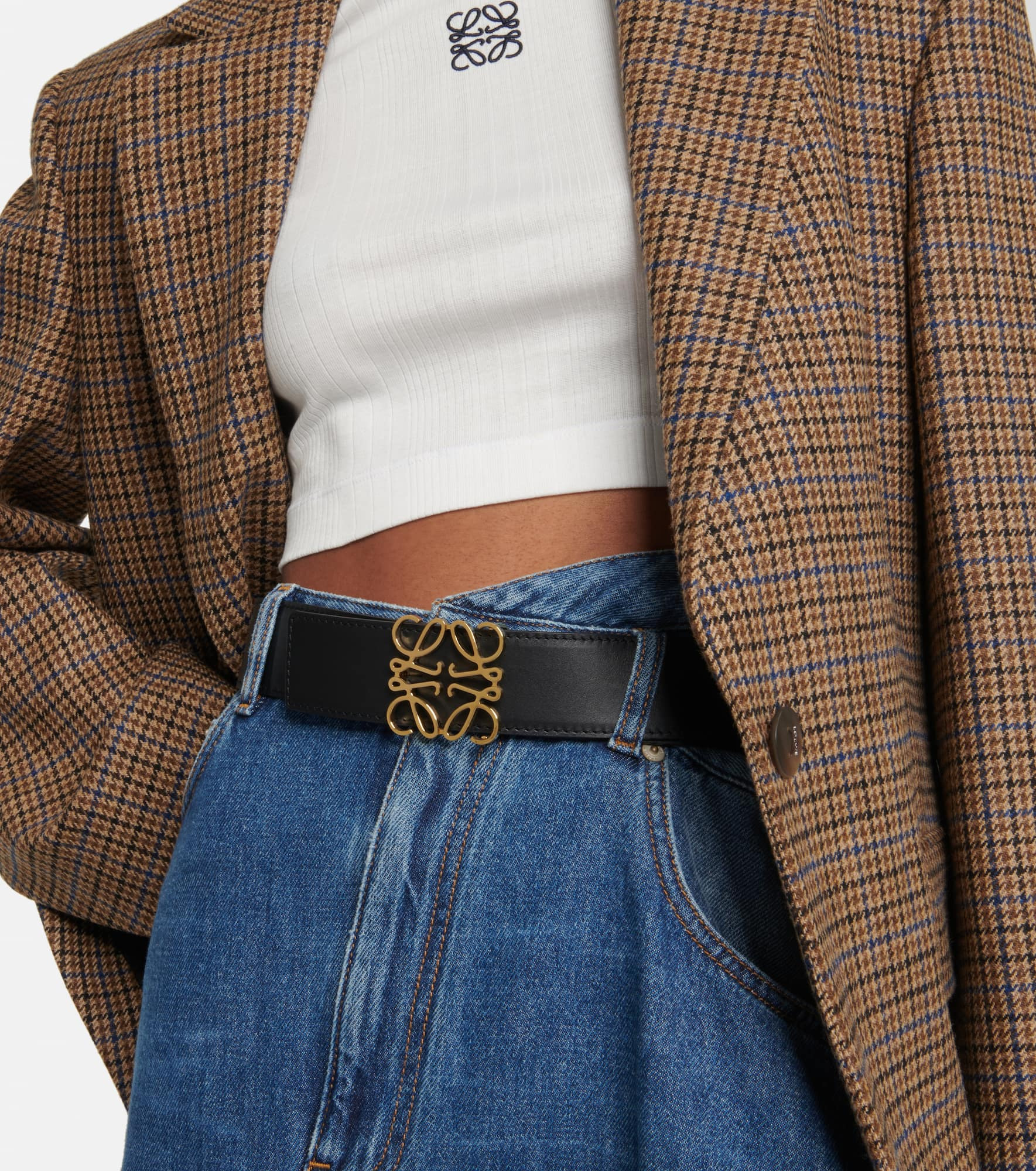 Anagram leather belt - 2