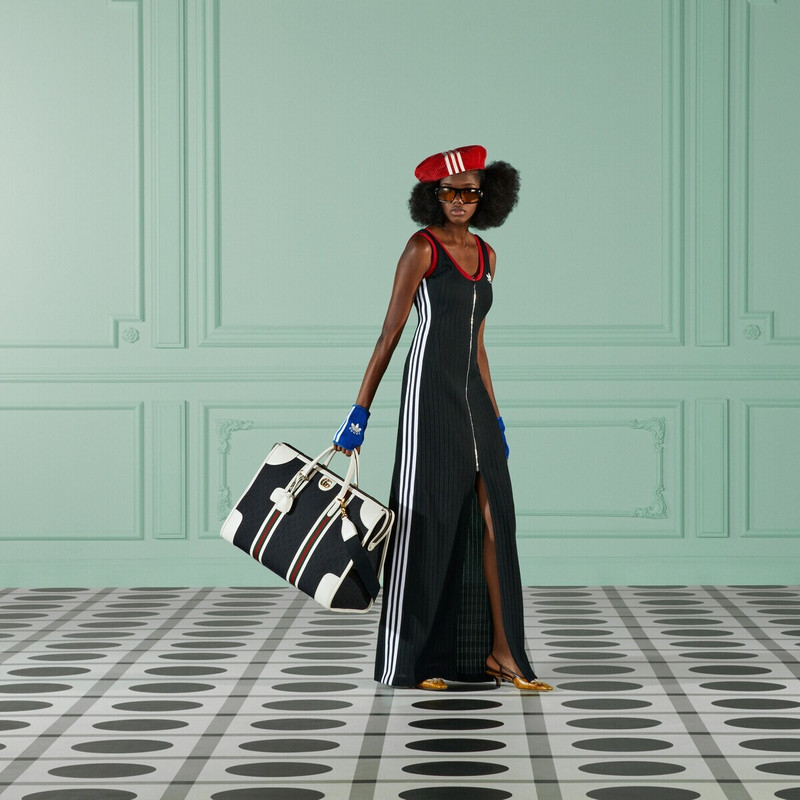 GUCCI adidas x Gucci jersey dress outlook