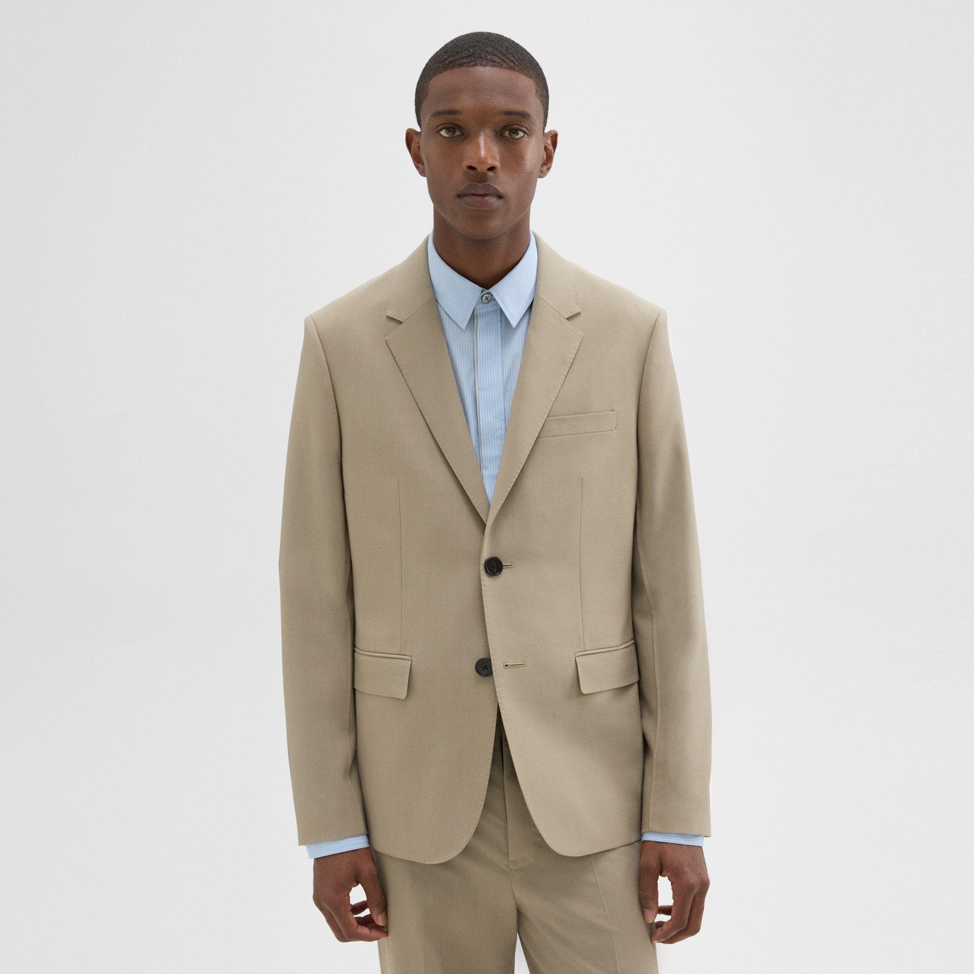 Virgin Wool Two-Button Blazer - 2