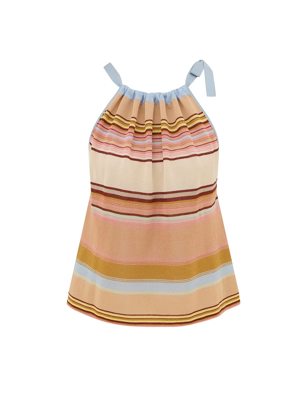 FAIRLIGHT STRIPED HALTER TOP - 1