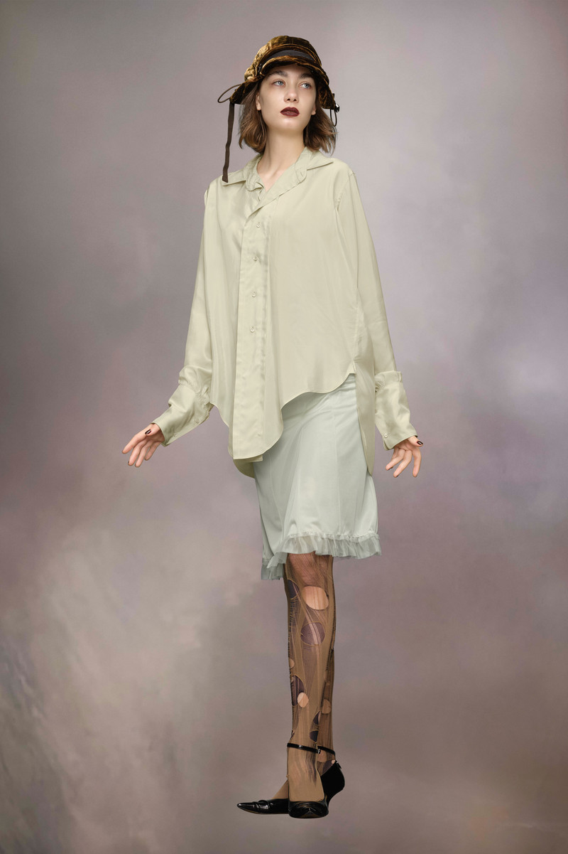 Dropped hem shirt 1
