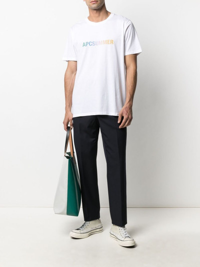 A.P.C. Massimo tapered-leg trousers outlook