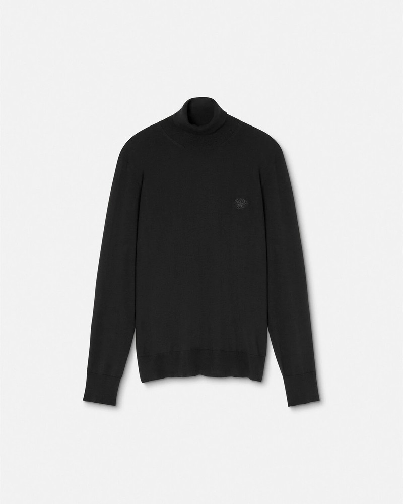 Embroidered Turtleneck Sweater 1