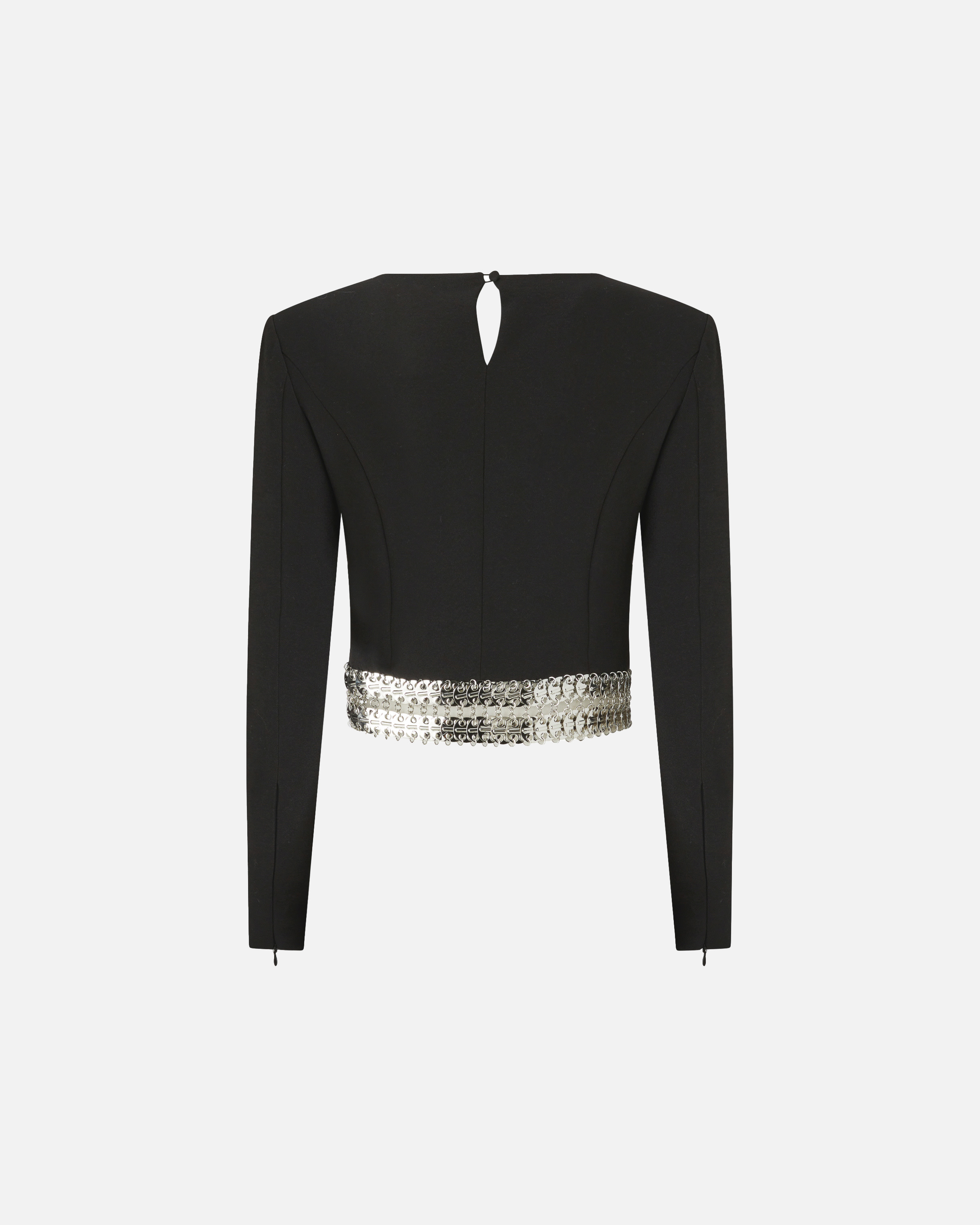 LONG-SLEEVED TOP WITH METAL EMBELLISHMENTS - 6